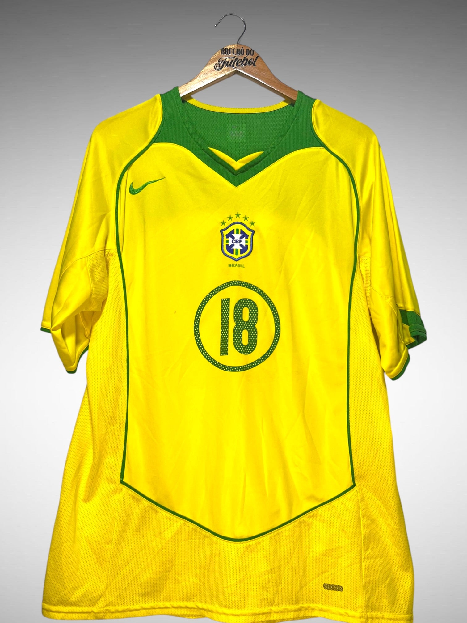 Brasil 2004 Primeira Camisa Tam GG N 18.