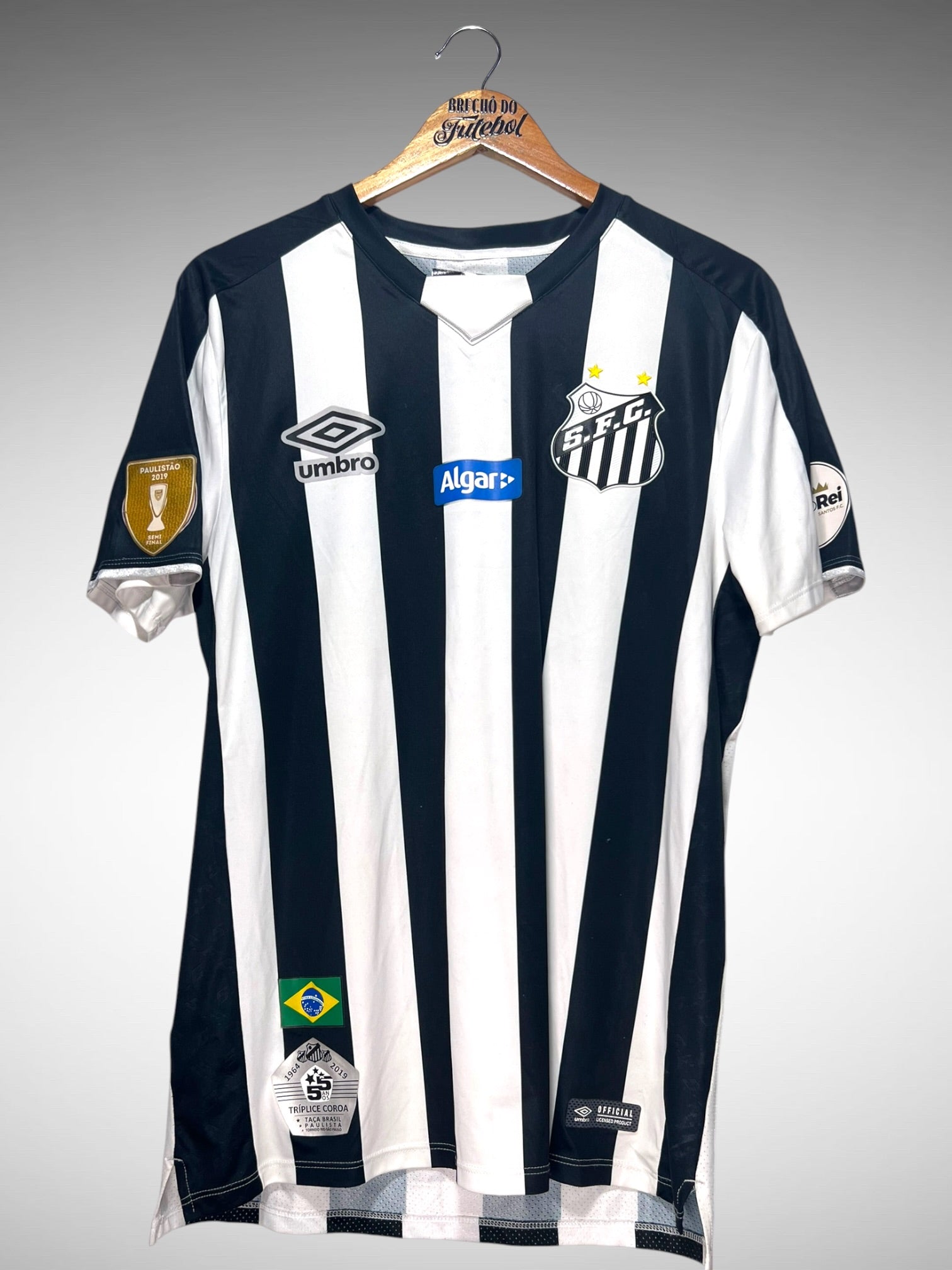 Santos 2019 Segunda Camisa Tam M N 36 F. Jonatan.