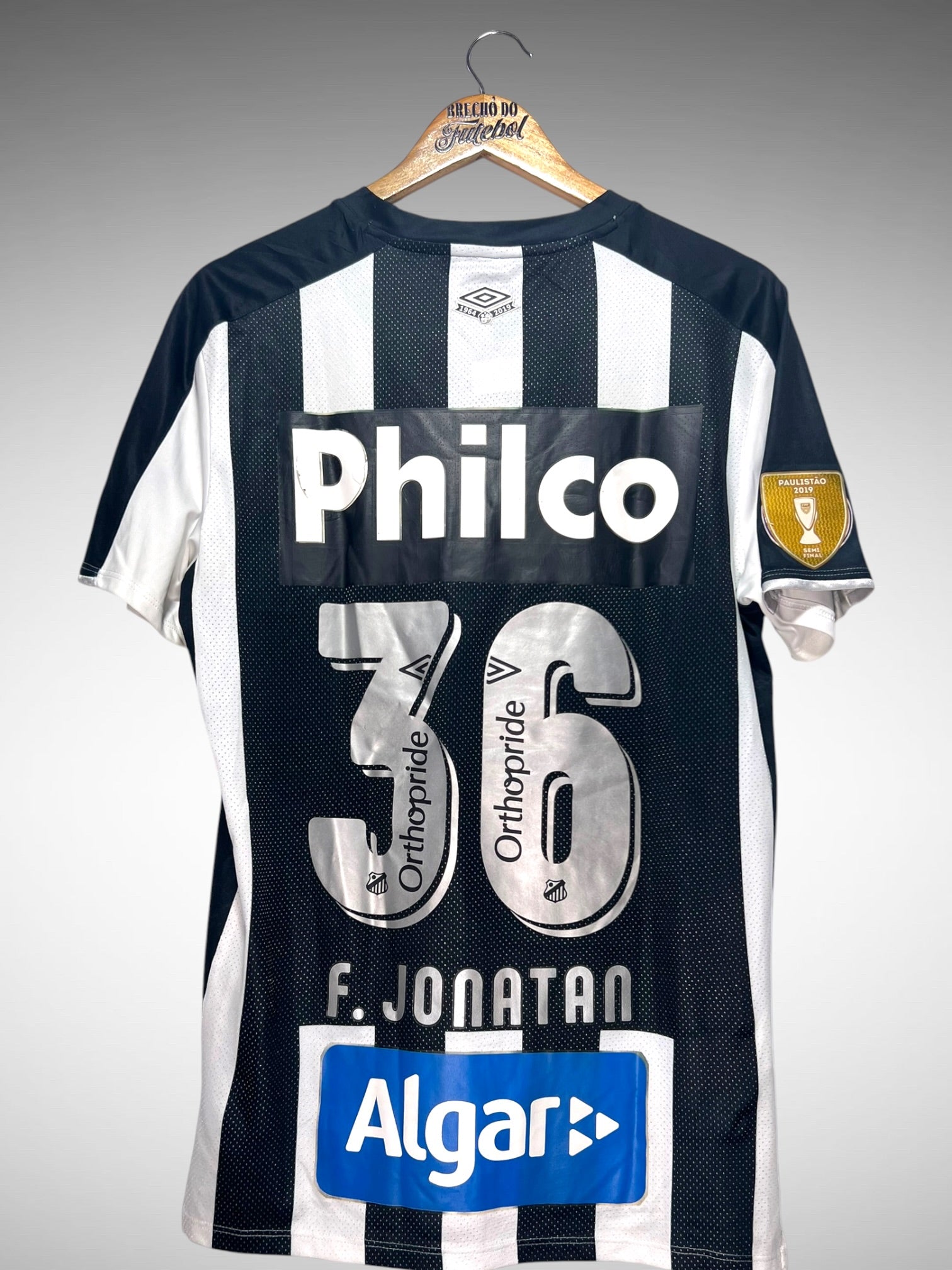 Santos 2019 Segunda Camisa Tam M N 36 F. Jonatan.
