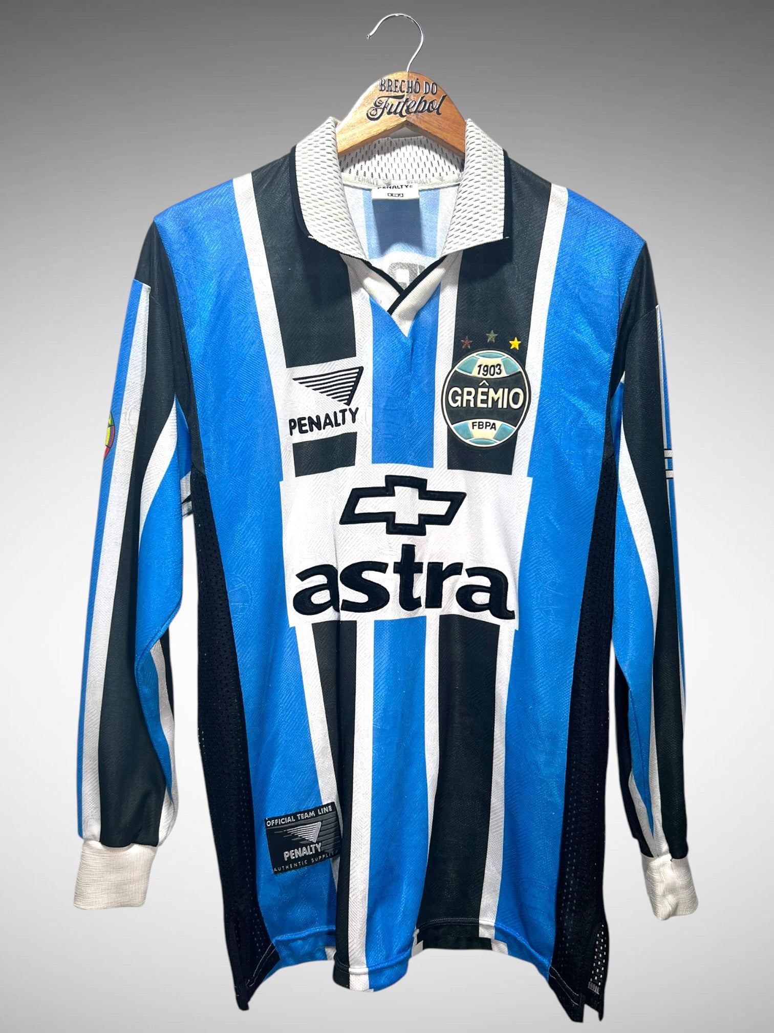 Grêmio 1999 Primeira Camisa Tam P N 10 Mangas Longas.