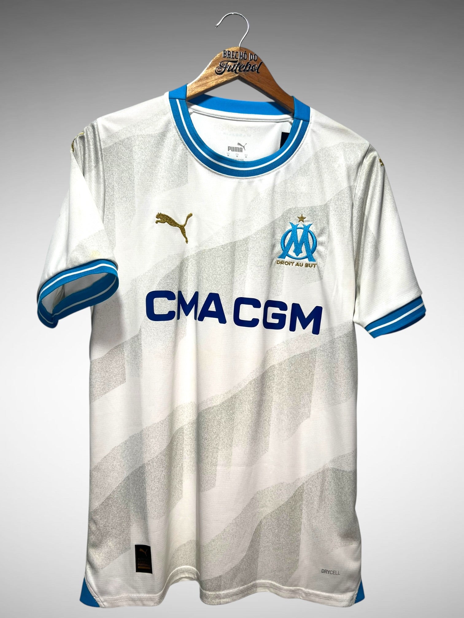 Olympique de Marseille 2023 Primeira Camisa Tam M.