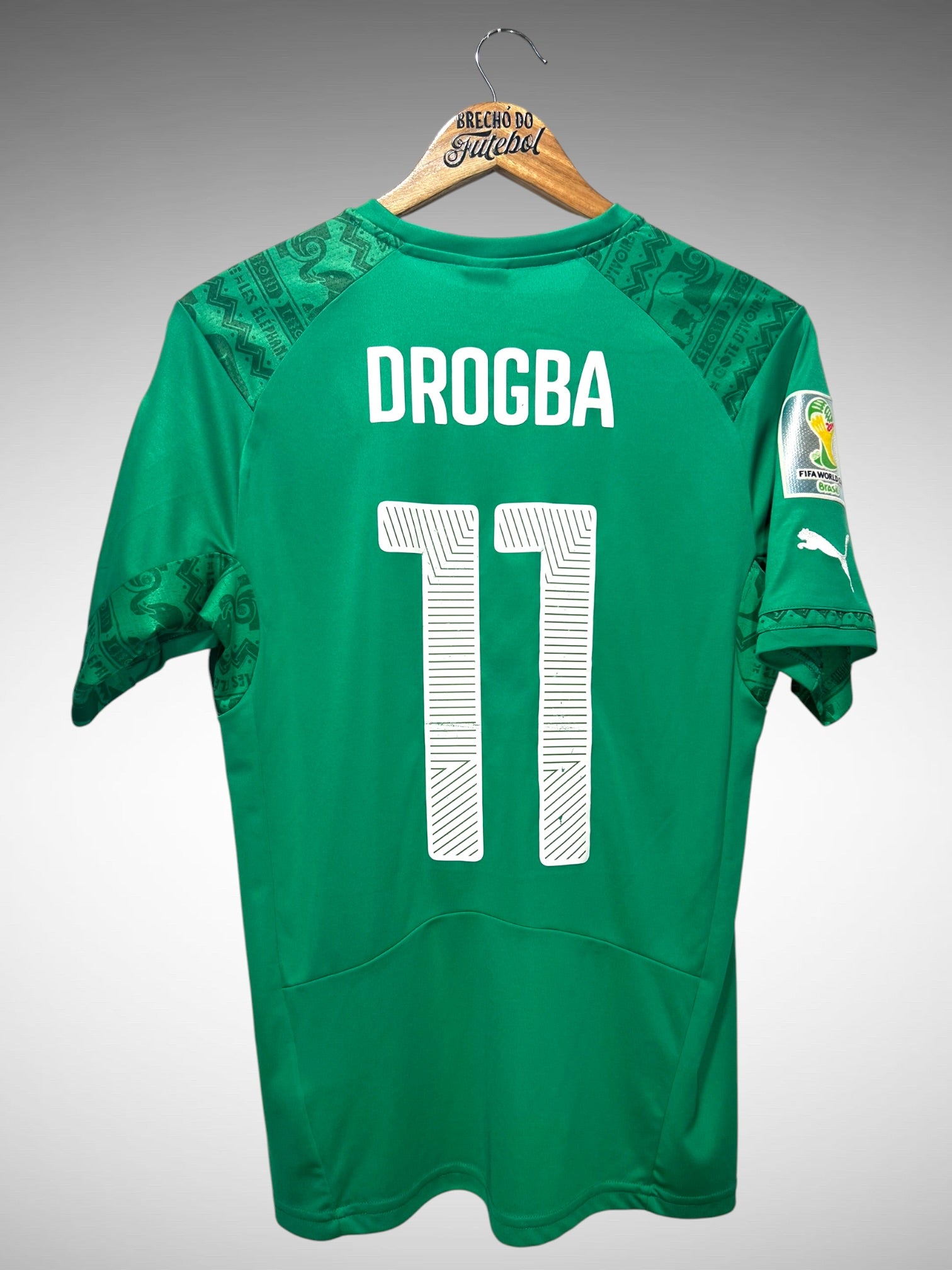 Costa do Marfim 2014 Primeira Camisa Tam P N 11 Drogba.