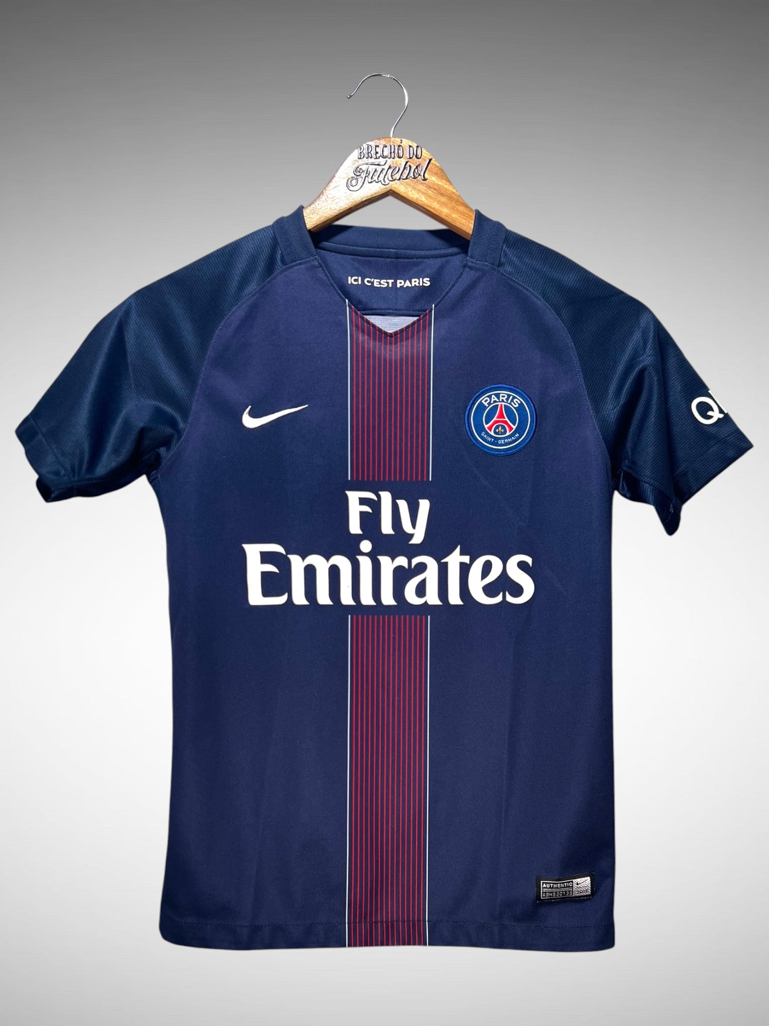 Paris Saint-Germain 2016 Primeira Camisa Tam 10 anos Infantil.