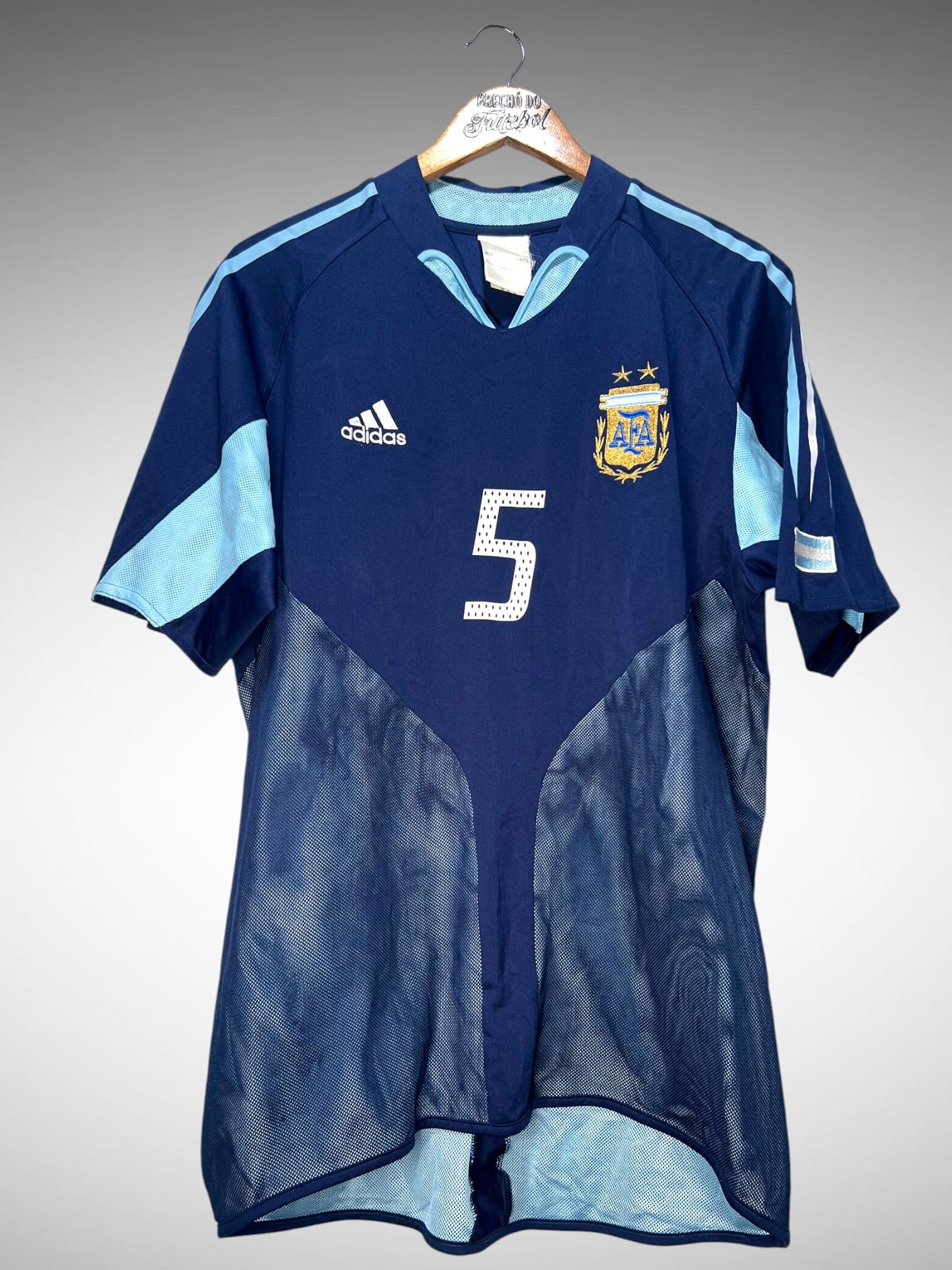Argentina 2004 Segunda Camisa Tam G N 5 Mascherano.