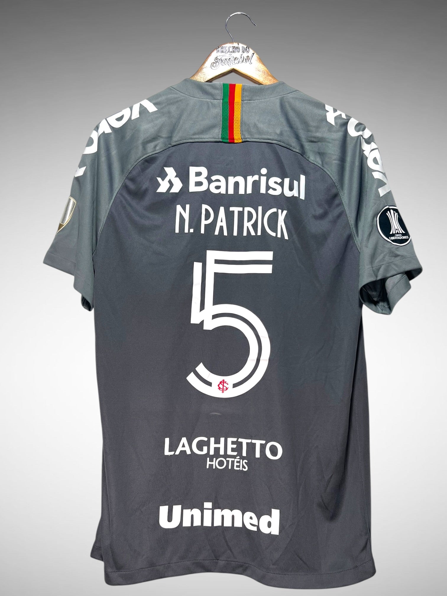 Internacional 2018 Terceira Camisa Tam M N 5 N. Patrick.