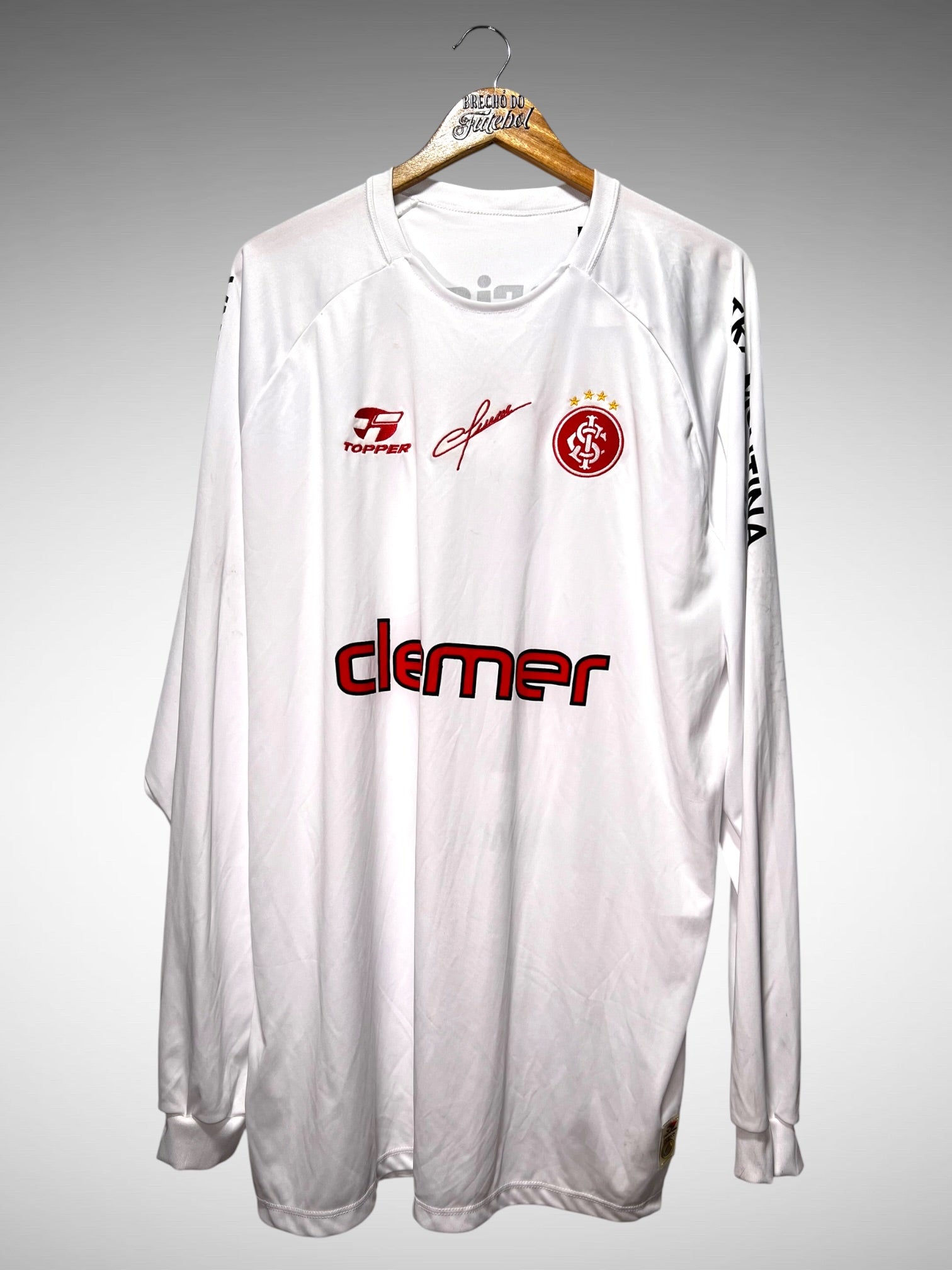 Internacional 2005 Camisa de Goleiro Tam 3G N 1 Clemer Mangas Longas.