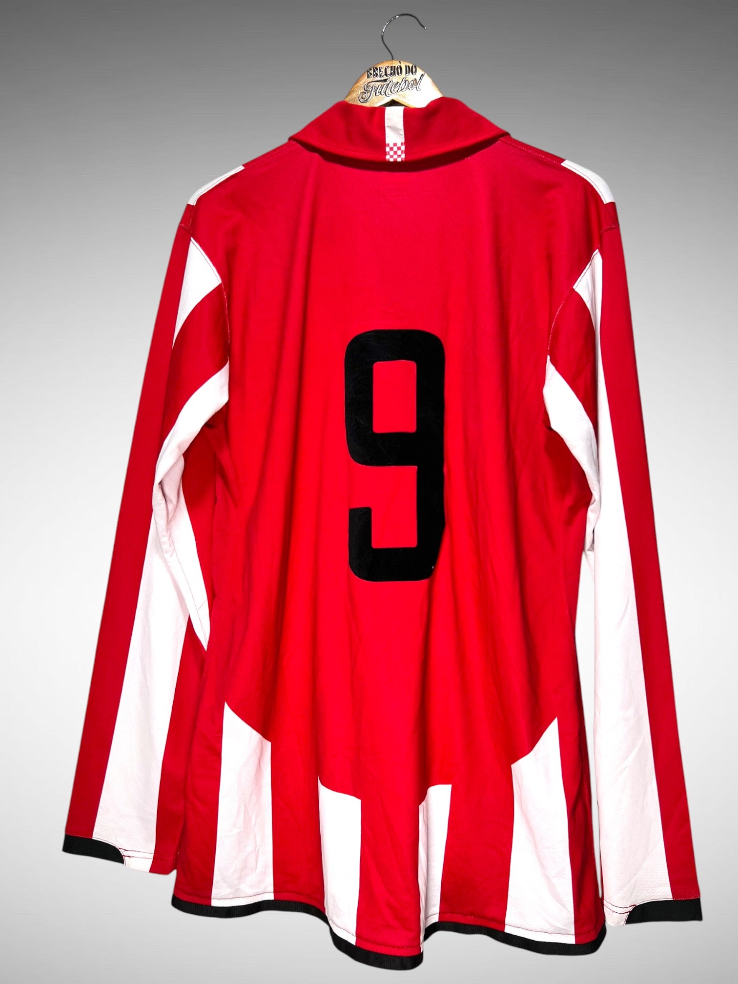 PSV 2007 Primeira Camisa Tam GG N 9 Mangas Longas.
