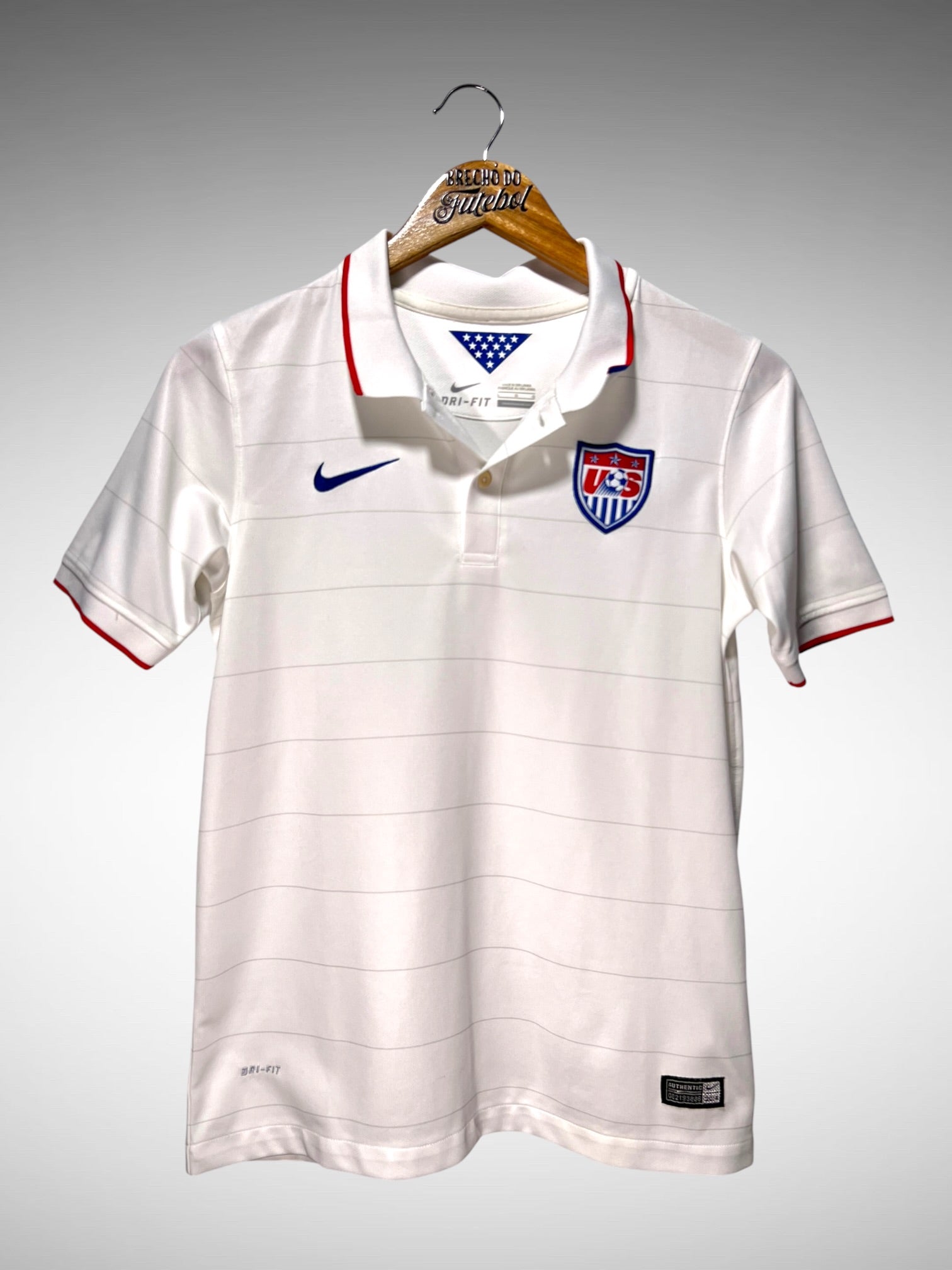 Estados Unidos 2014 Primeira Camisa Tam 14 anos Infantil.