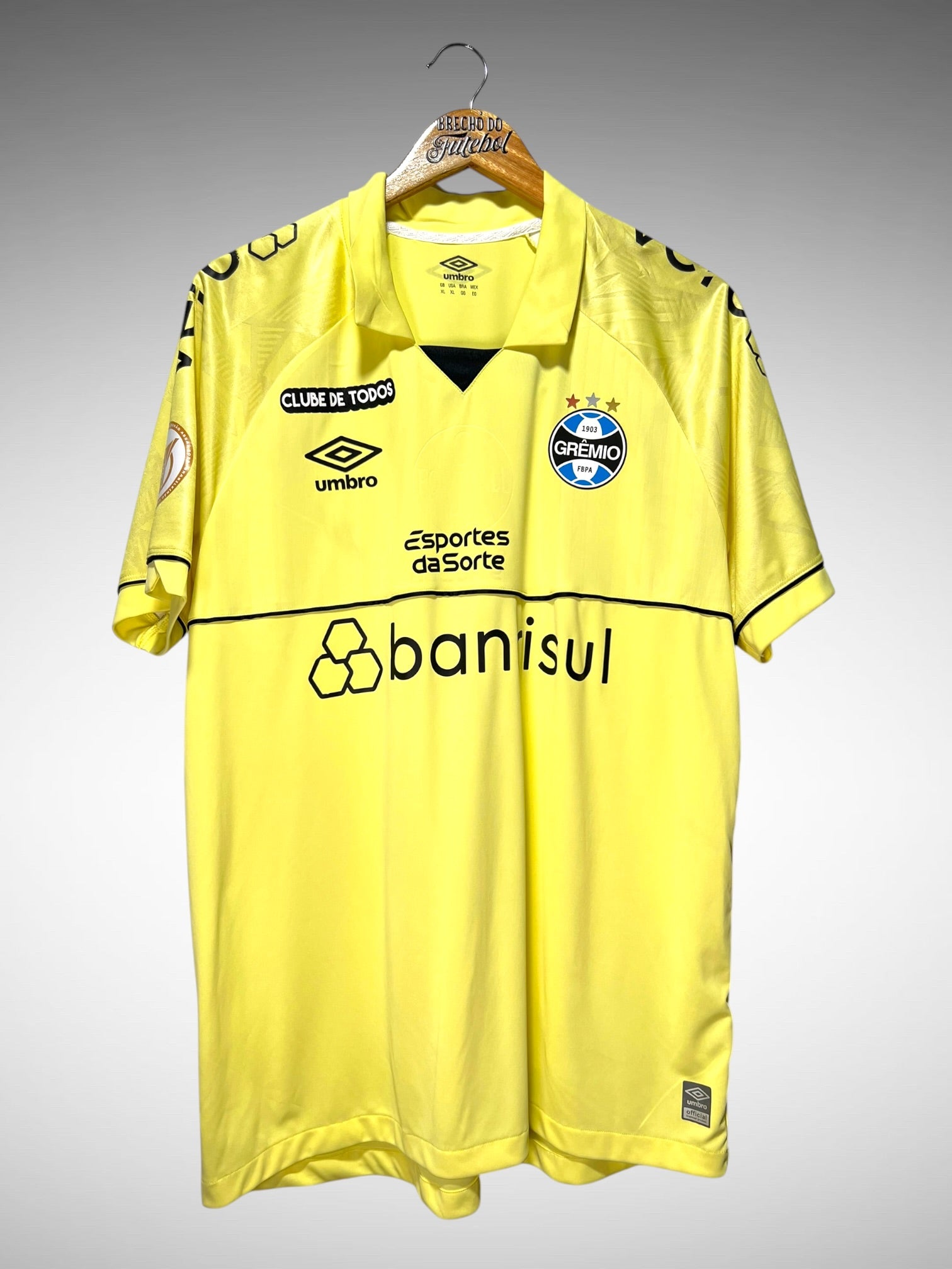 Grêmio 2023 Camisa de Goleiro Tam GG N 31 Adriel.