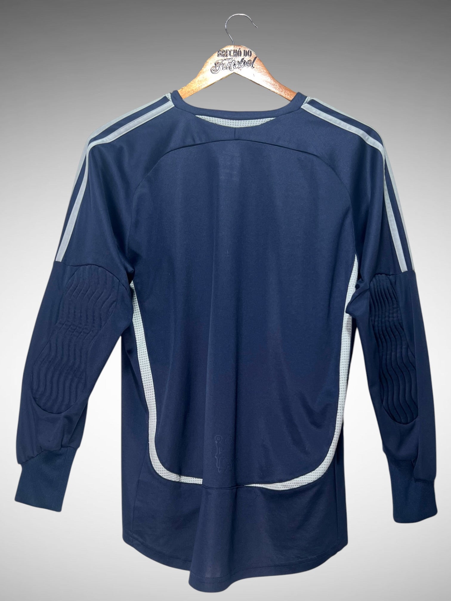 Chelsea 2007 Camisa de Goleiro Tam 16 anos Infantil Mangas Longas.