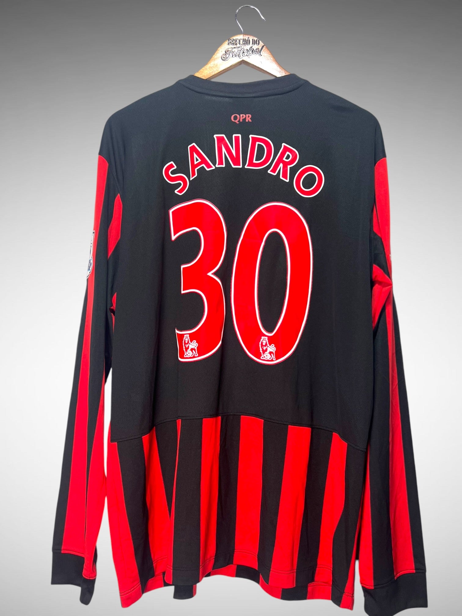 Queens Park Rangers 2014 Segunda Camisa Tam GG N 30 Sandro Mangas Longas.