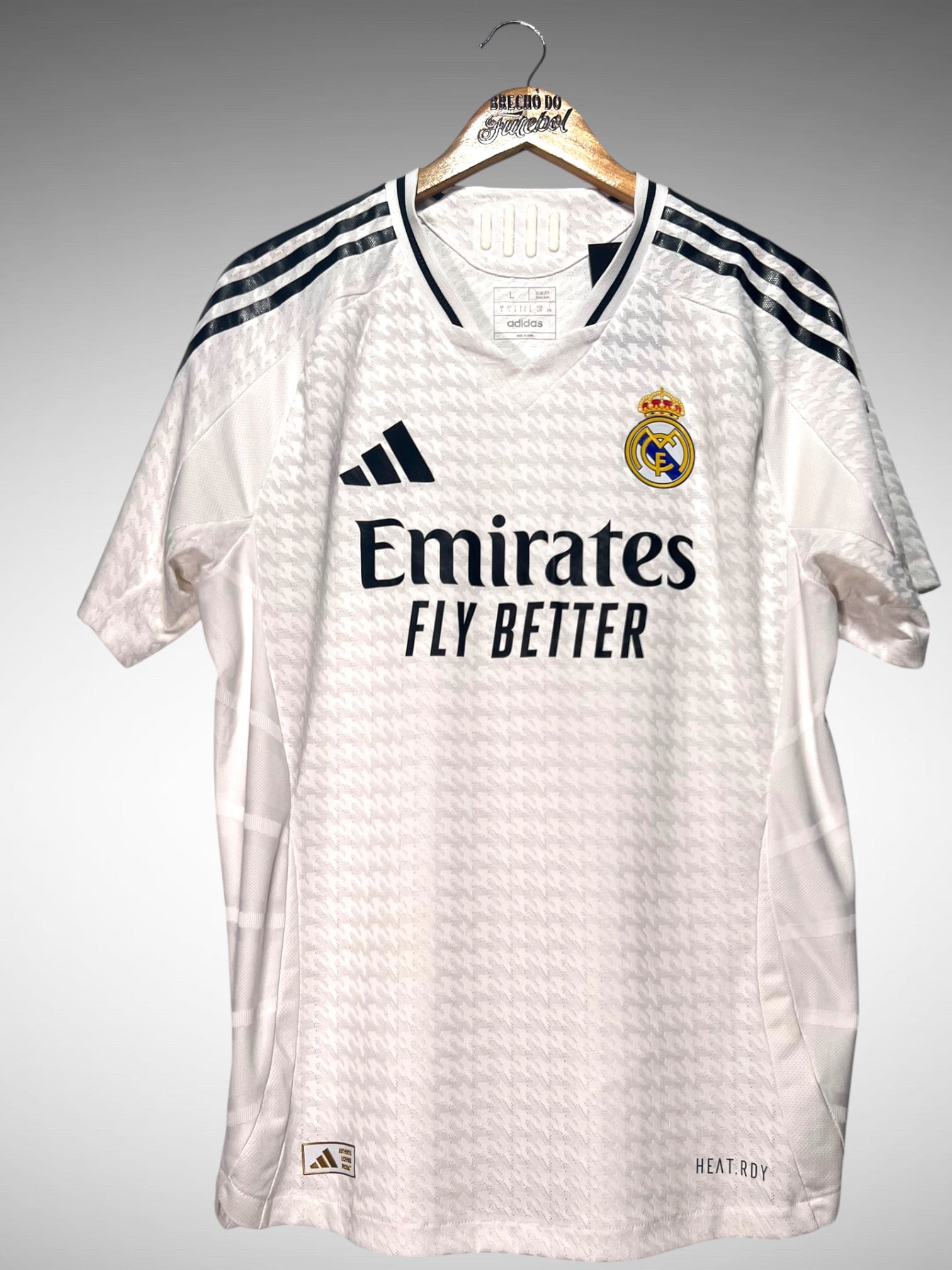 Real Madrid 2024 Primeira Camisa Tam G.