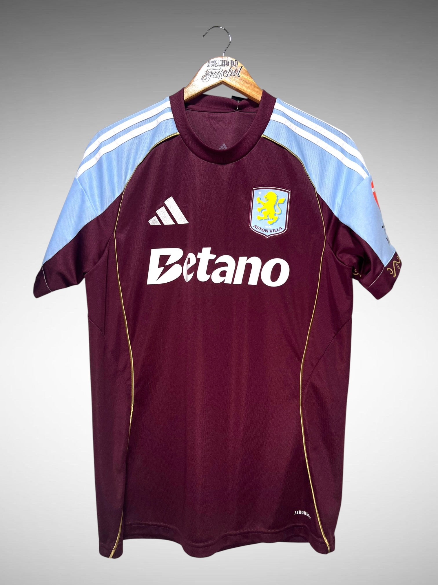Aston Villa 2025 Primeira Camisa Tam M.