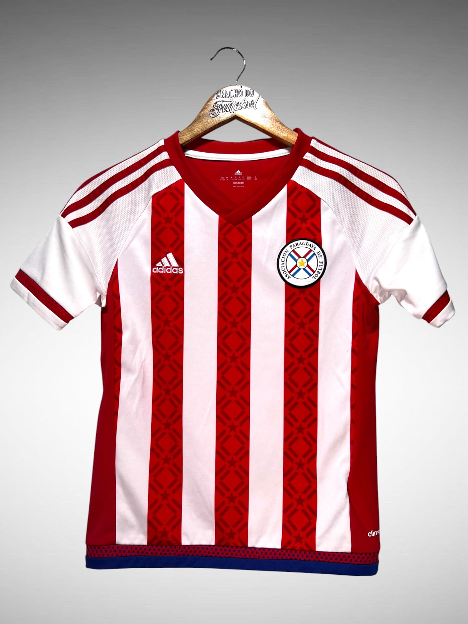 Paraguai 2015 Primeira Camisa Tam 12 anos Infantil.