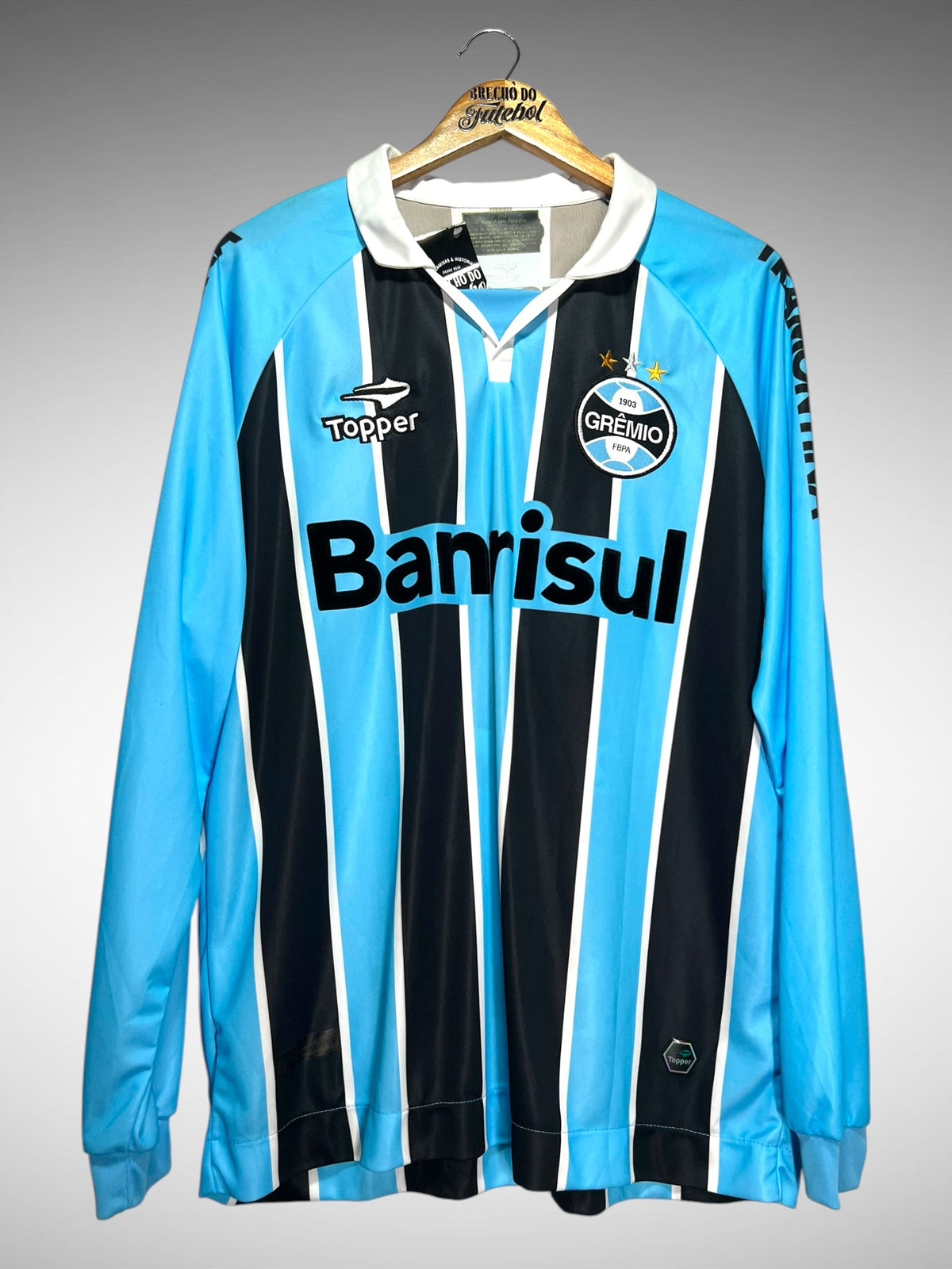 Grêmio 2012 Primeira Camisa Tam GG N 3 Gilberto Silva Mangas Longas.