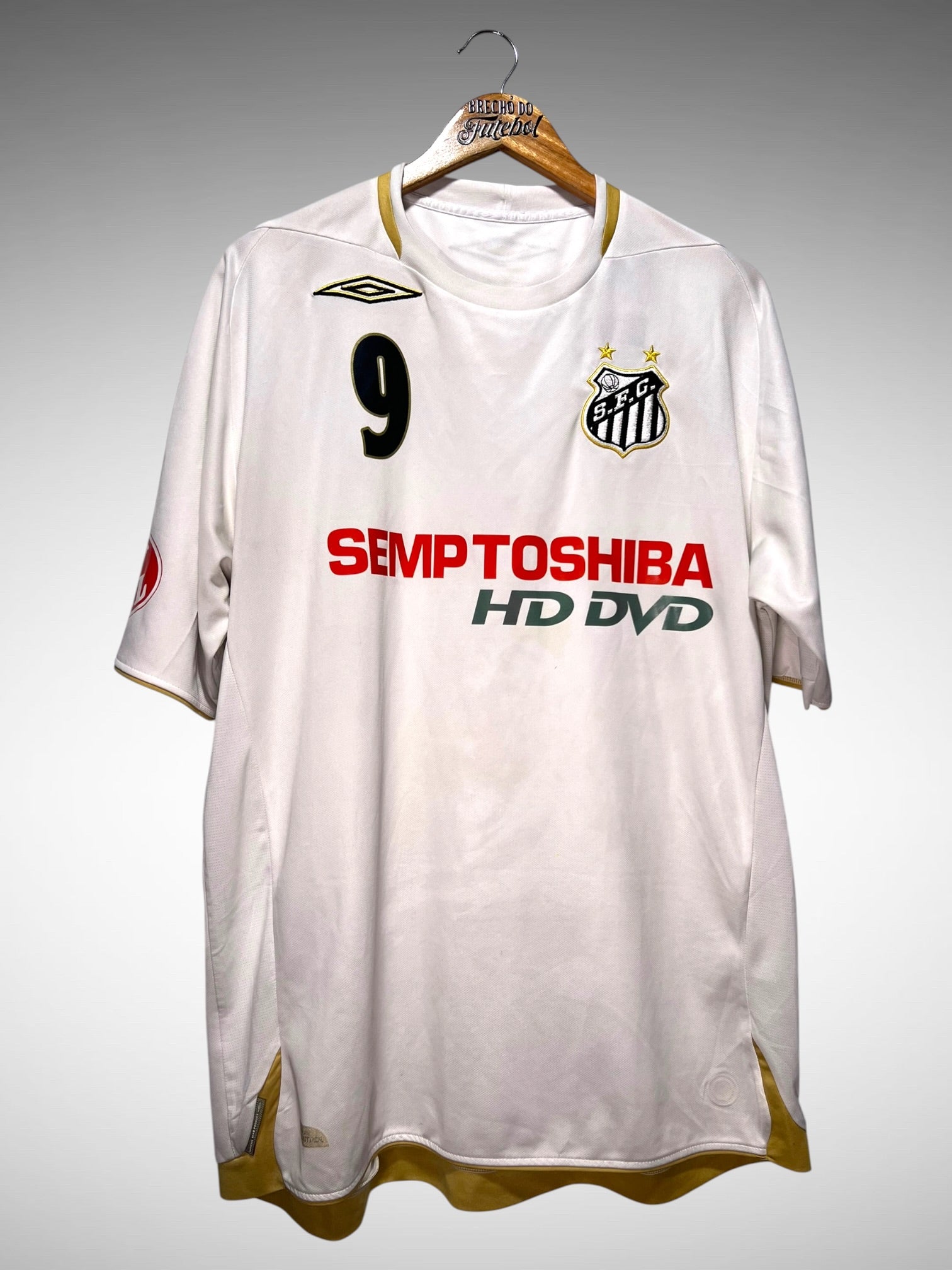 Santos 2007 Primeira Camisa Tam GG N 9.
