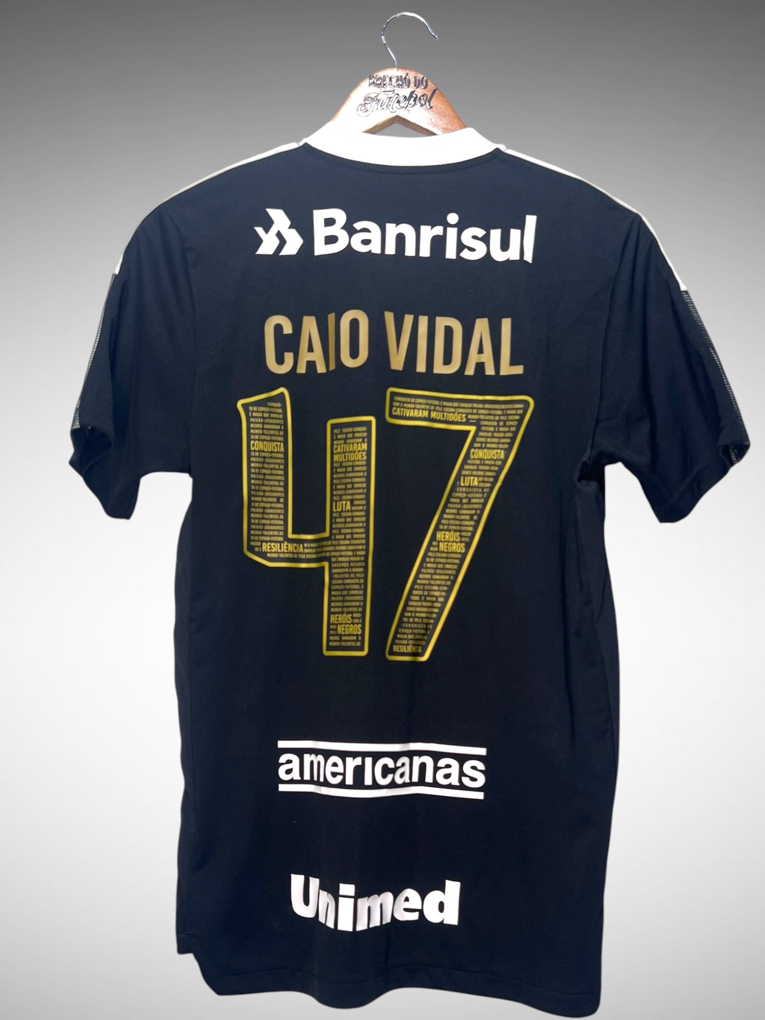 Internacional 2021 Camisa Consciência Negra Tam P N 47 Caio Vidal.