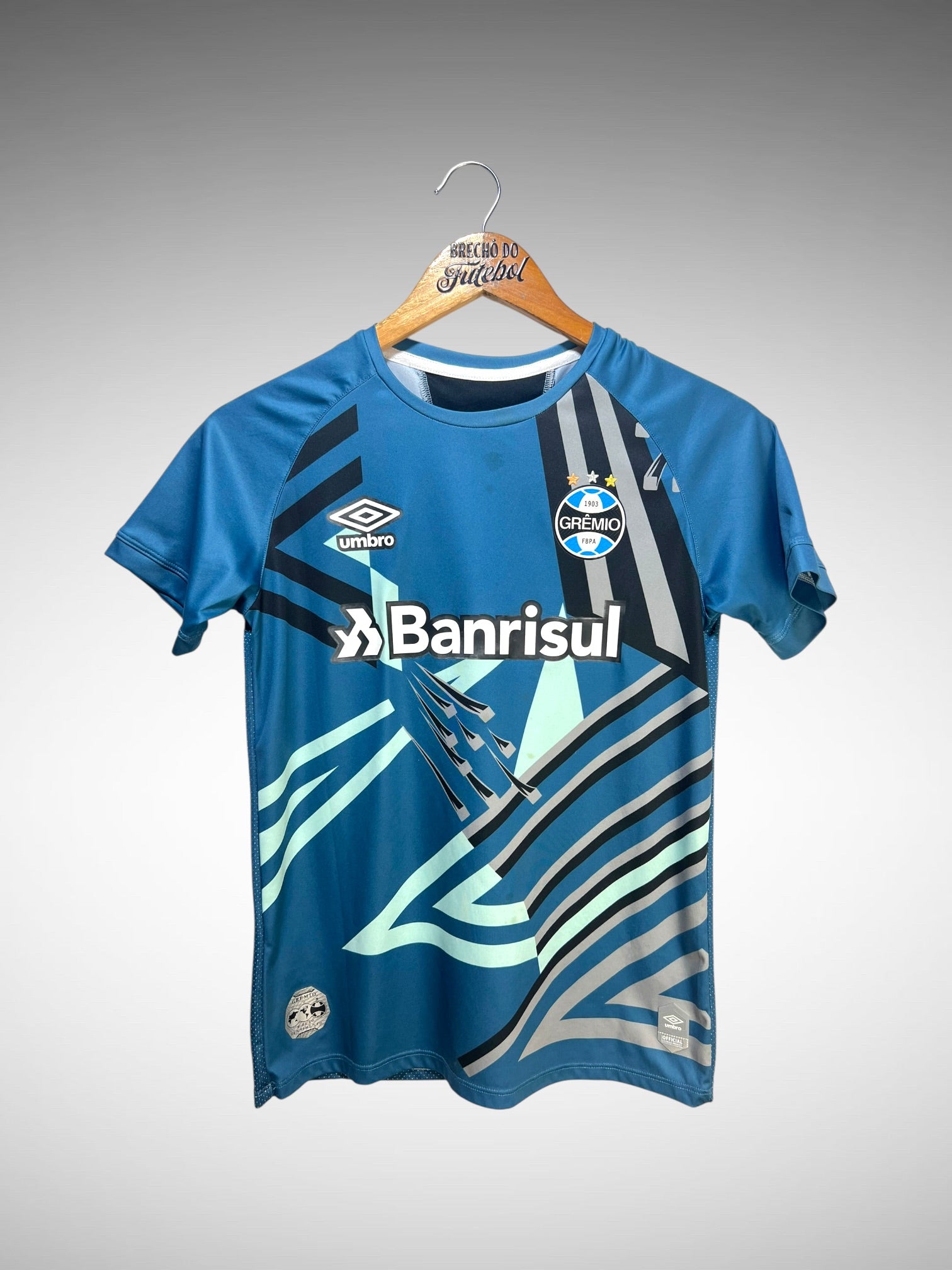Grêmio 2020 Camisa de Goleiro Tam 12 anos Infantil N 1.