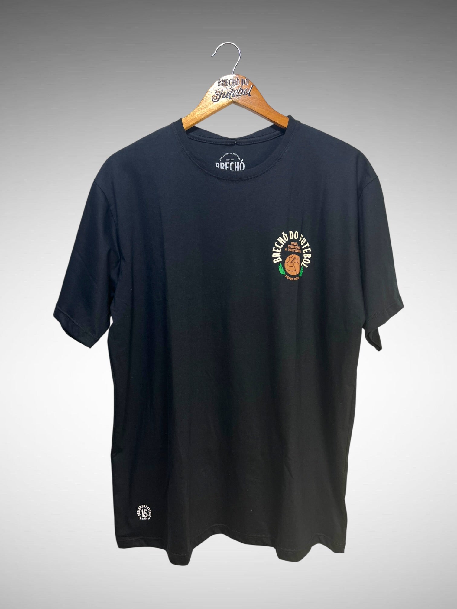 Camisa da Firma - (Preta, Logo 2 Pq.)