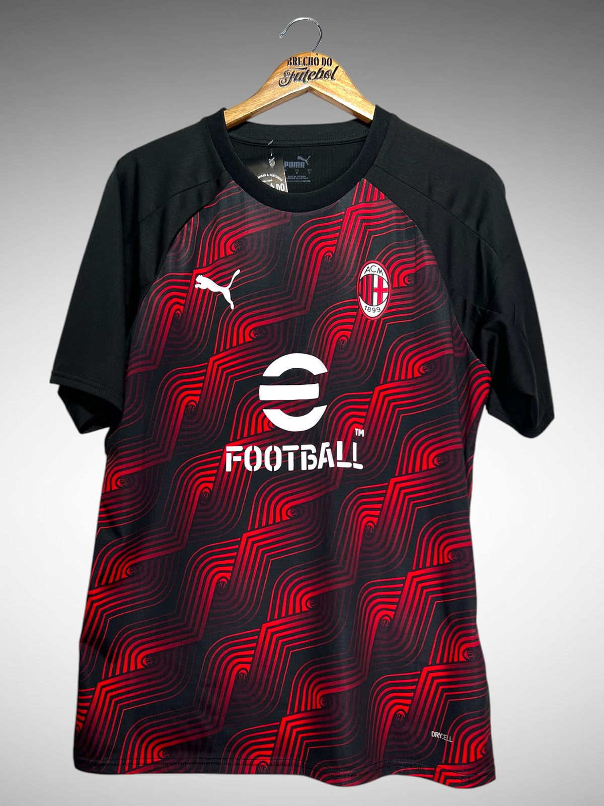 Milan 2023 Camisa Pré-Jogo Tam G.