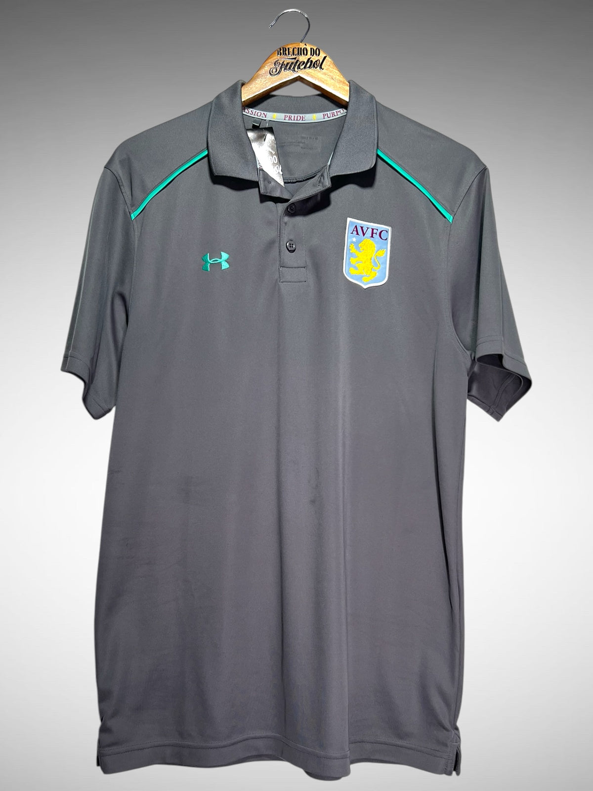 Aston Villa 2017 Camisa de Viagem Tam M.