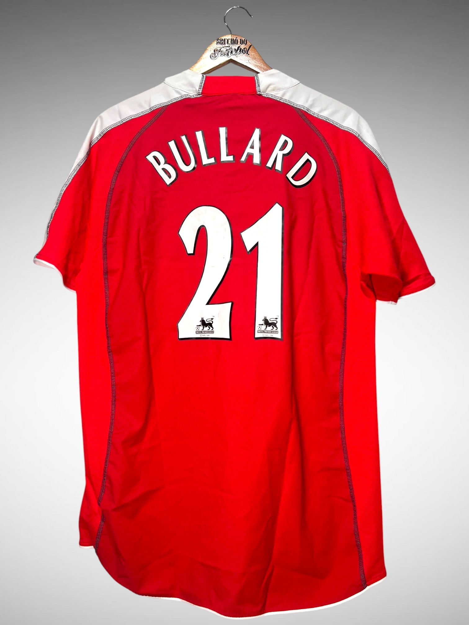 Fulham 2005 Segunda Camisa Tam GG N 21 Bullard.