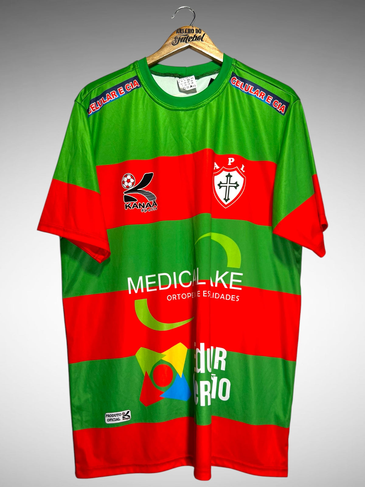 Portuguesa Londrinense 2020's Primeira Camisa Tam GG N 10 Marcos.