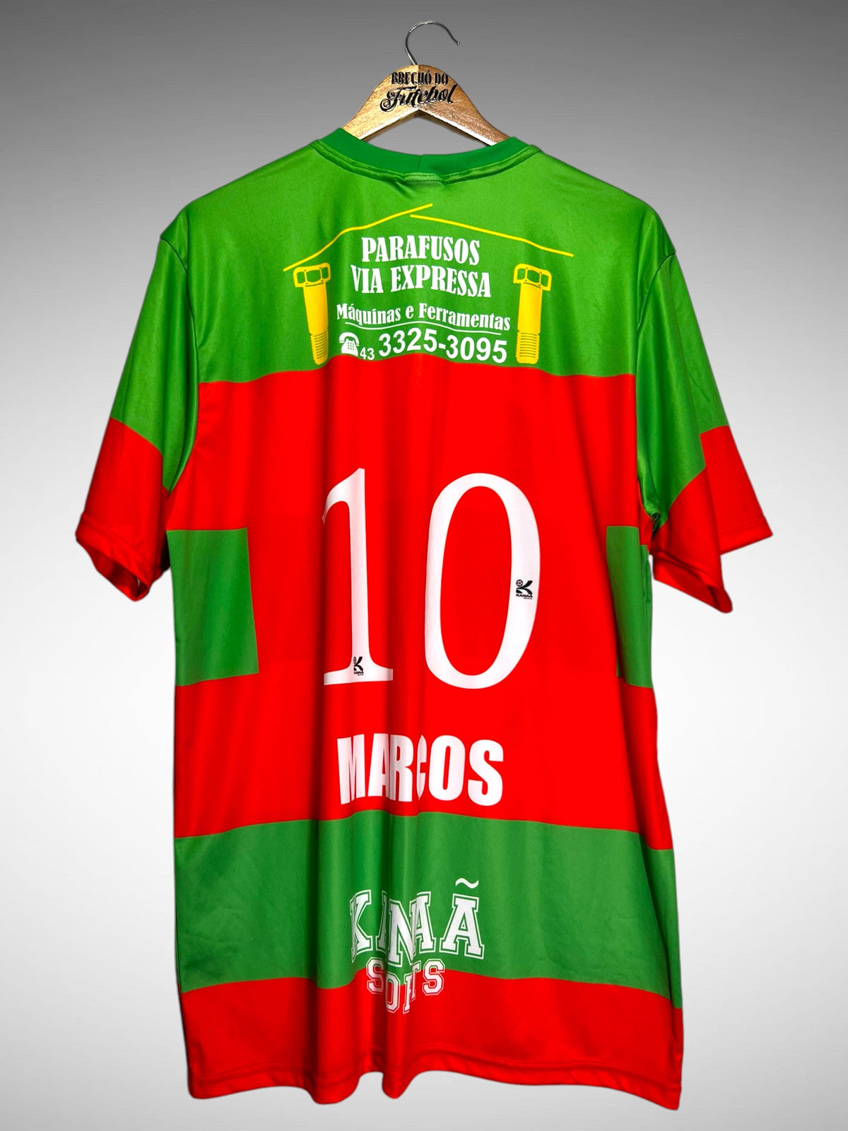 Portuguesa Londrinense 2020's Primeira Camisa Tam GG N 10 Marcos.