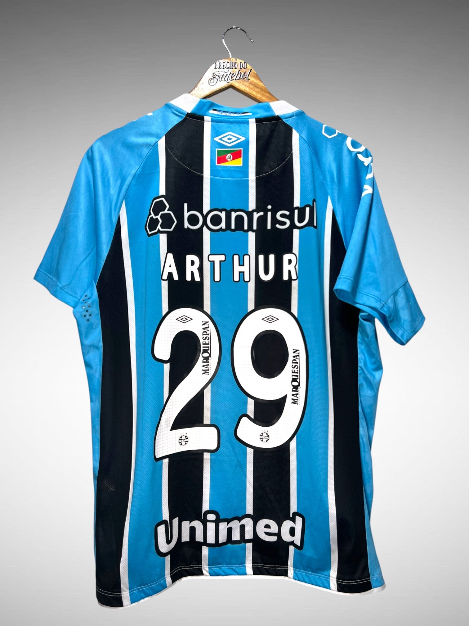 Grêmio 2025 Primeira Camisa Tam G N 29 Arthur.