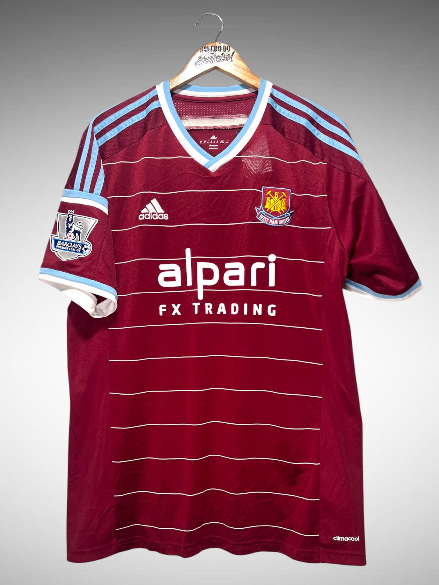West Ham 2014 Primeira Camisa Tam GG N 20 Demel.