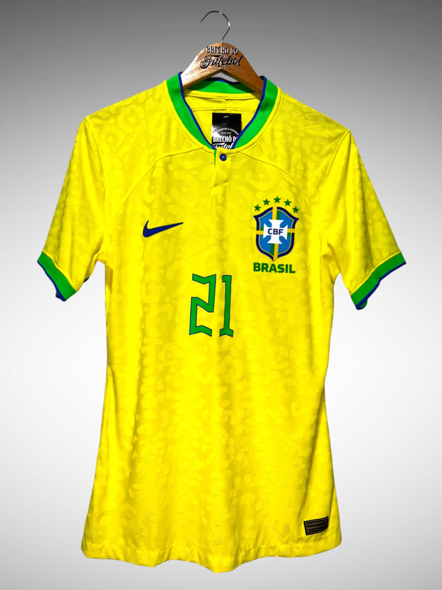 Brasil Sub-20 2022 Primeira Camisa Tam M N 21 Ryan.