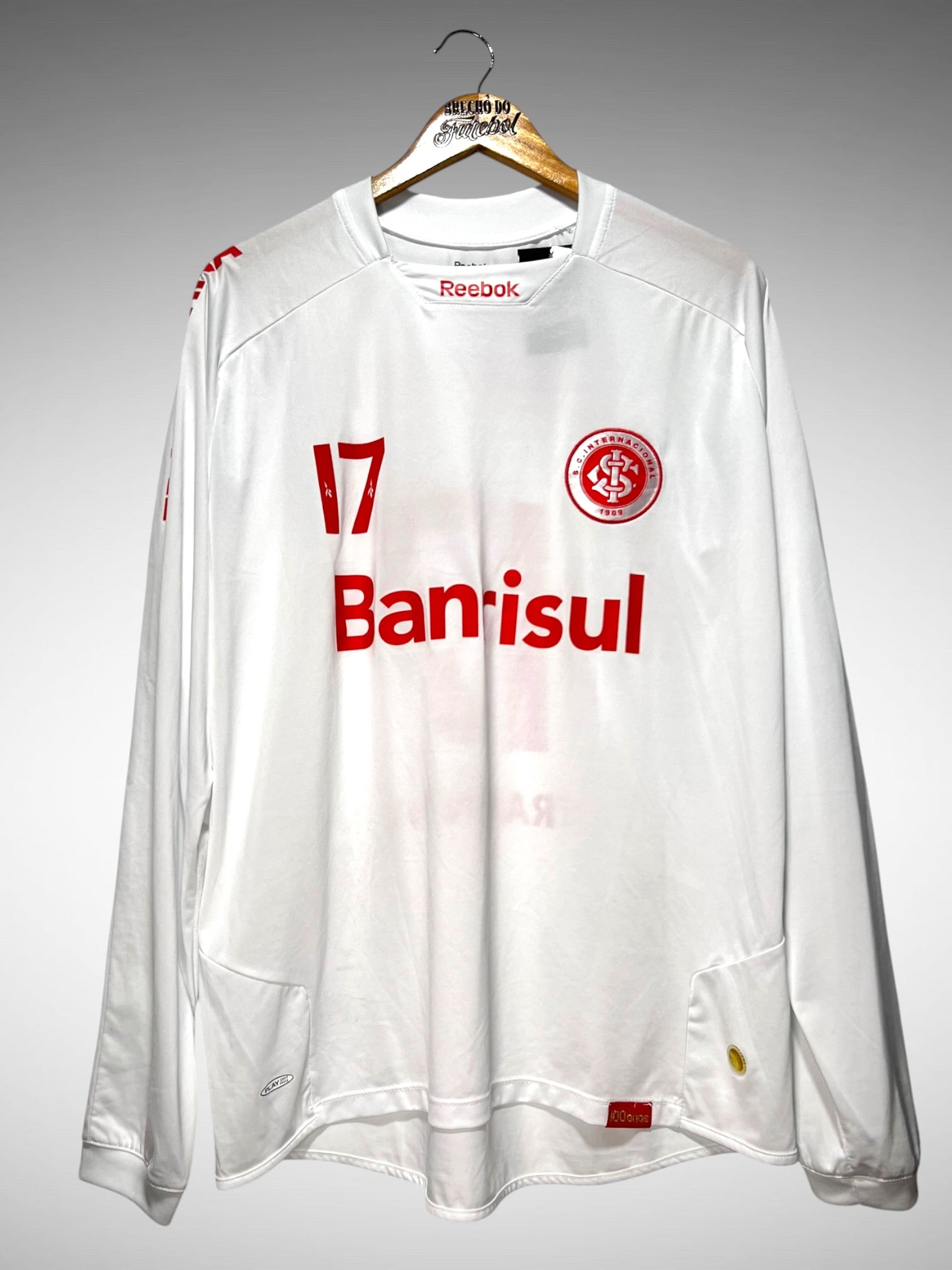 Internacional 2009 Segunda Camisa Tam G N 17 Mangas Longas.