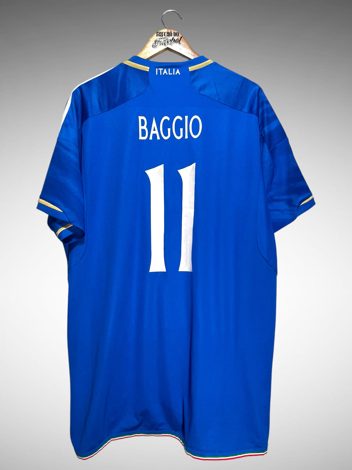 Itália 2023 Primeira Camisa Tam 3G N 11 Baggio.