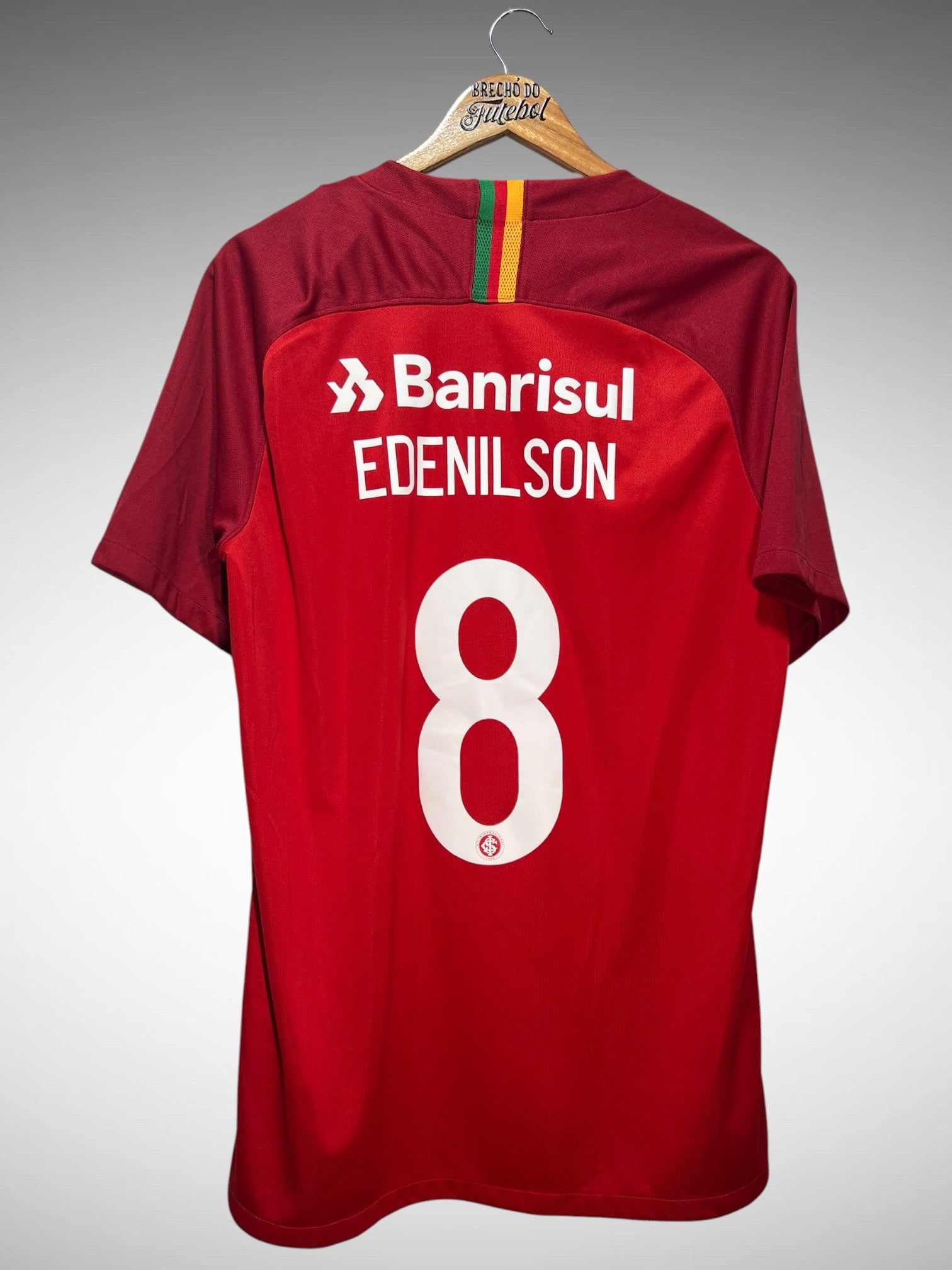 Internacional 2018 Primeira Camisa Tam G N 8 Edenilson.