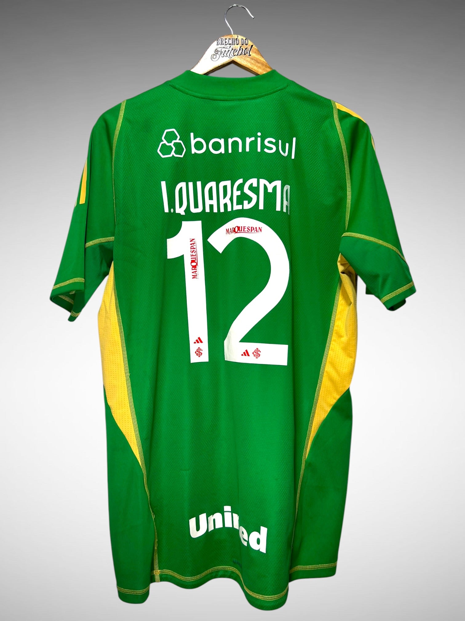 Internacional 2025 Camisa de Goleiro Tam GG N 12 I. Quaresma.