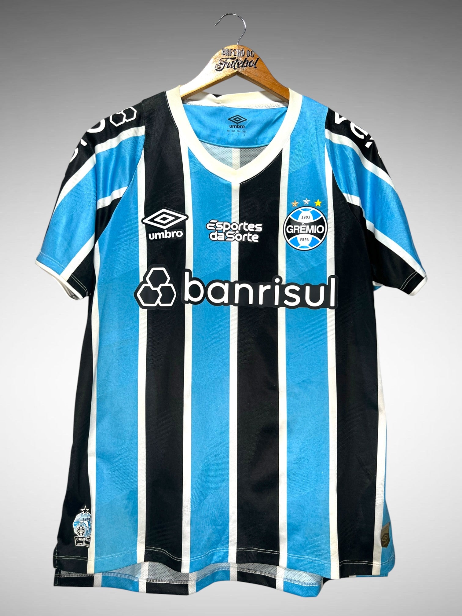 Grêmio 2024 Primeira Camisa Tam G N 20 Villasanti.