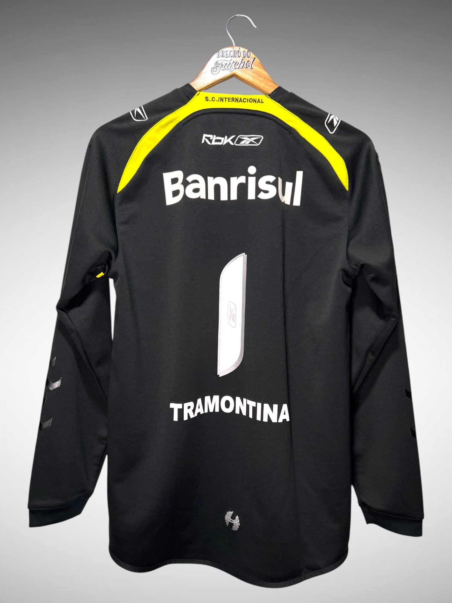 Internacional 2008 Camisa de Goleiro Tam M N 1 Mangas Longas.