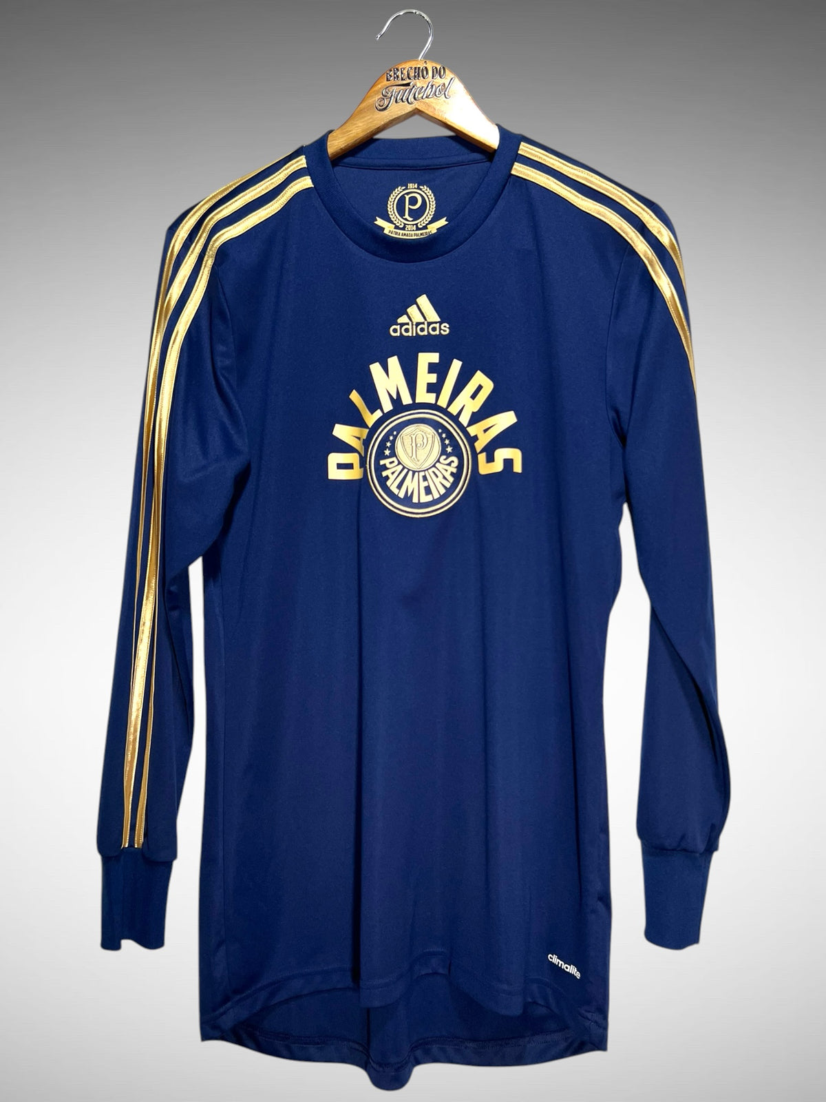 Palmeiras 2014 Camisa de Goleiro Tam P Mangas Longas.