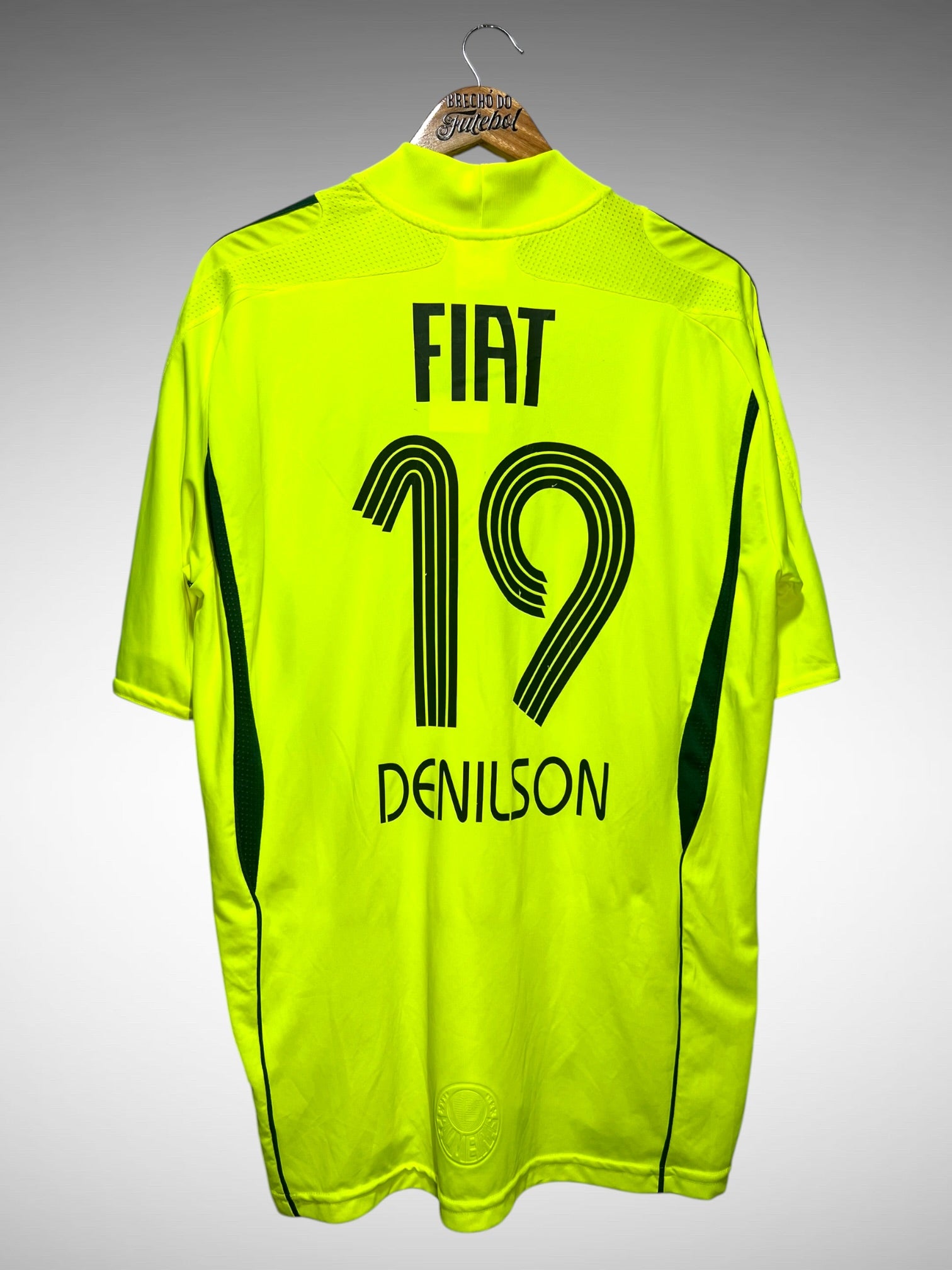 Palmeiras 2008 Segunda Camisa Tam G N 19 Denilson.