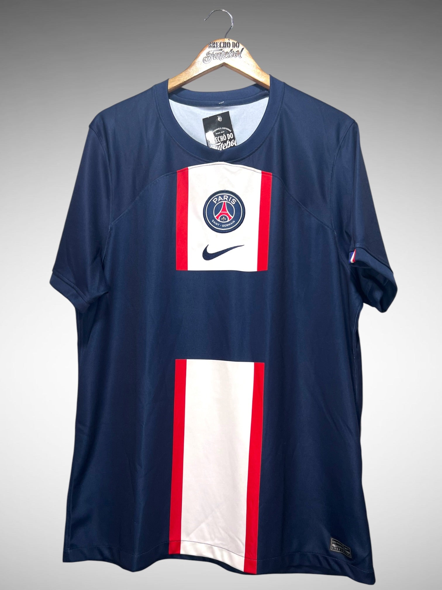 Paris Saint-Germain 2022 Primeira Camisa Tam GG.