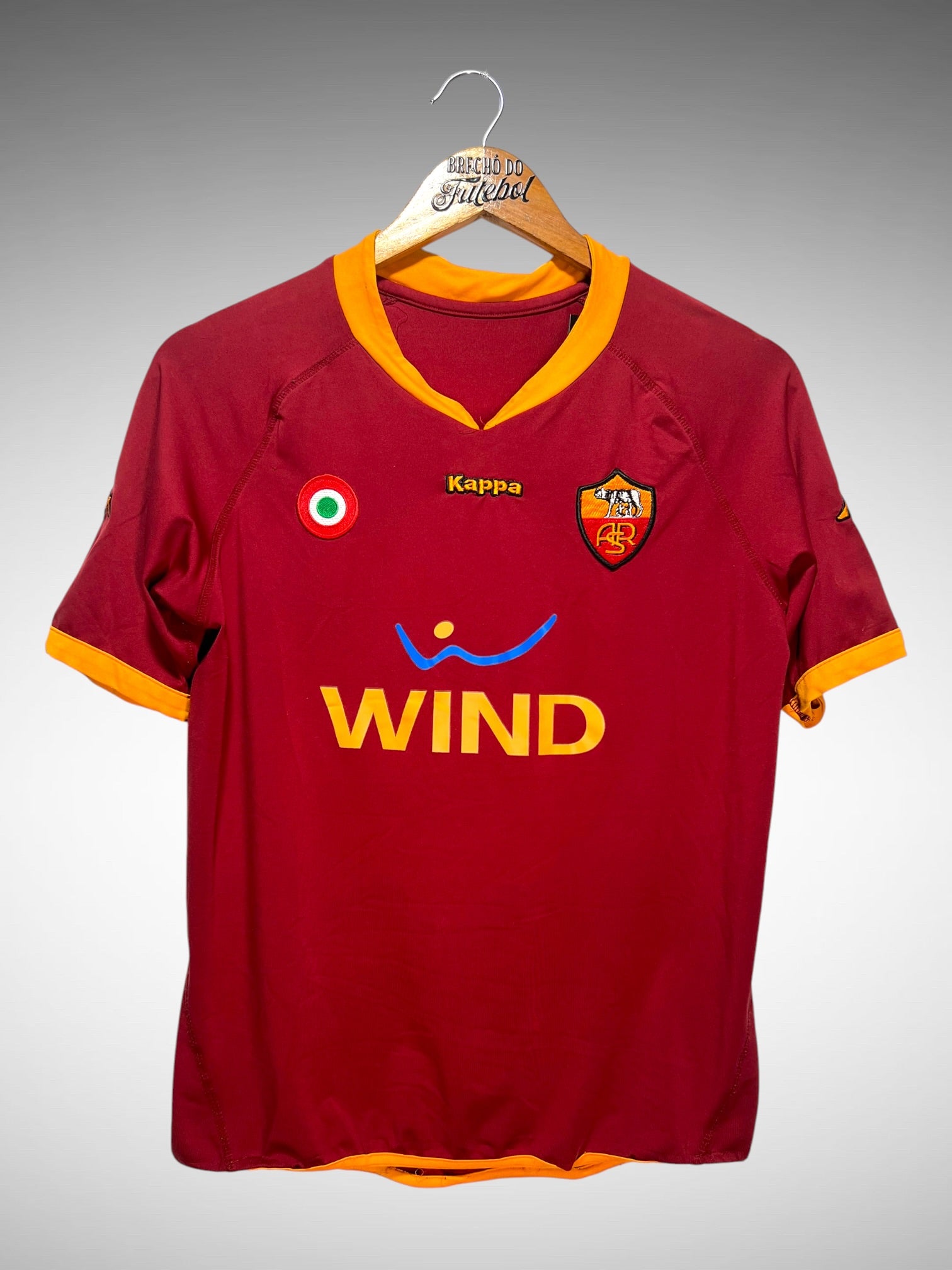 Roma 2007 Primeira Camisa Tam 12 anos Infantil.