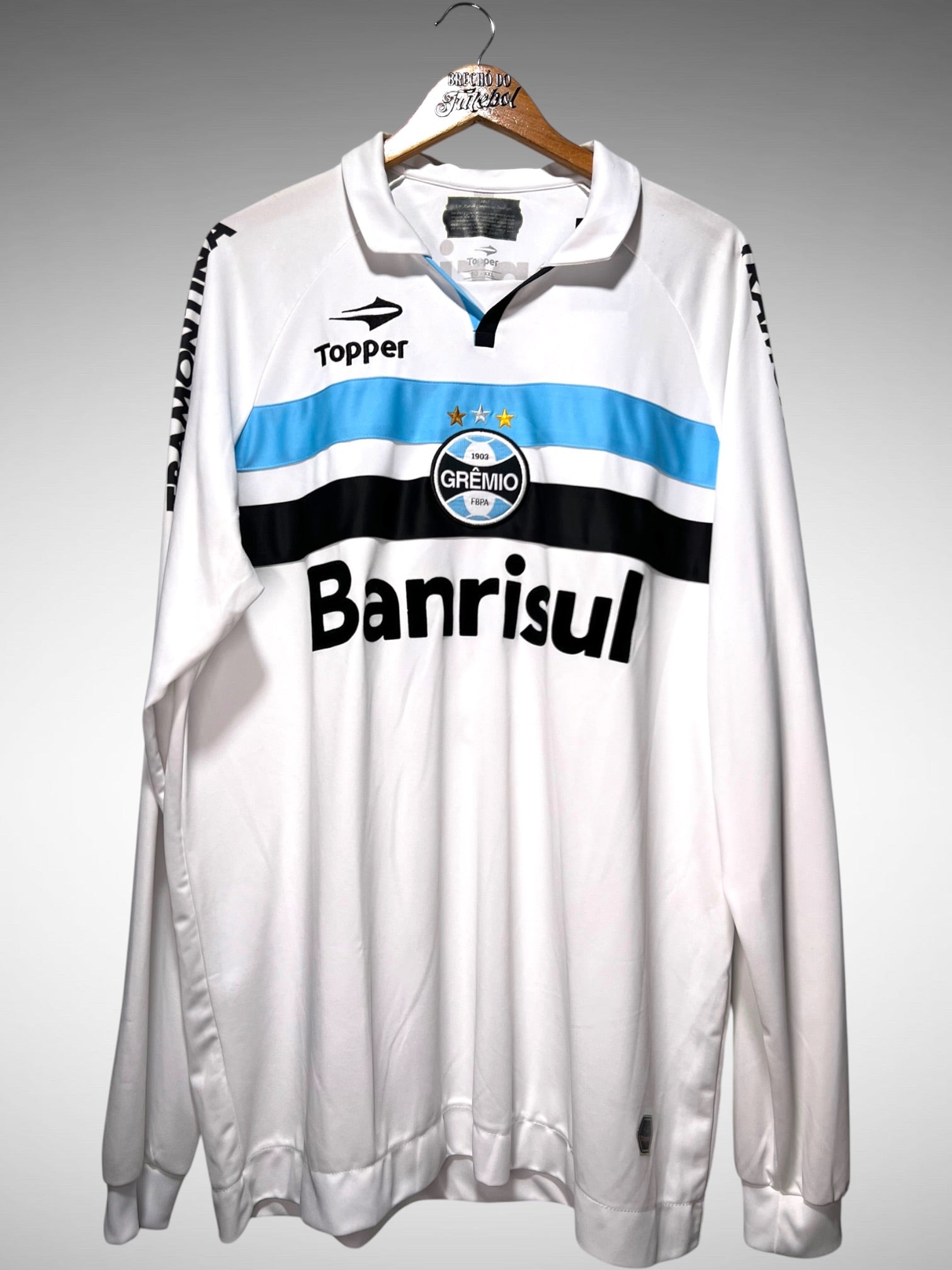 Grêmio 2012 Segunda Camisa Tam 5G N 10 Mangas Longas.