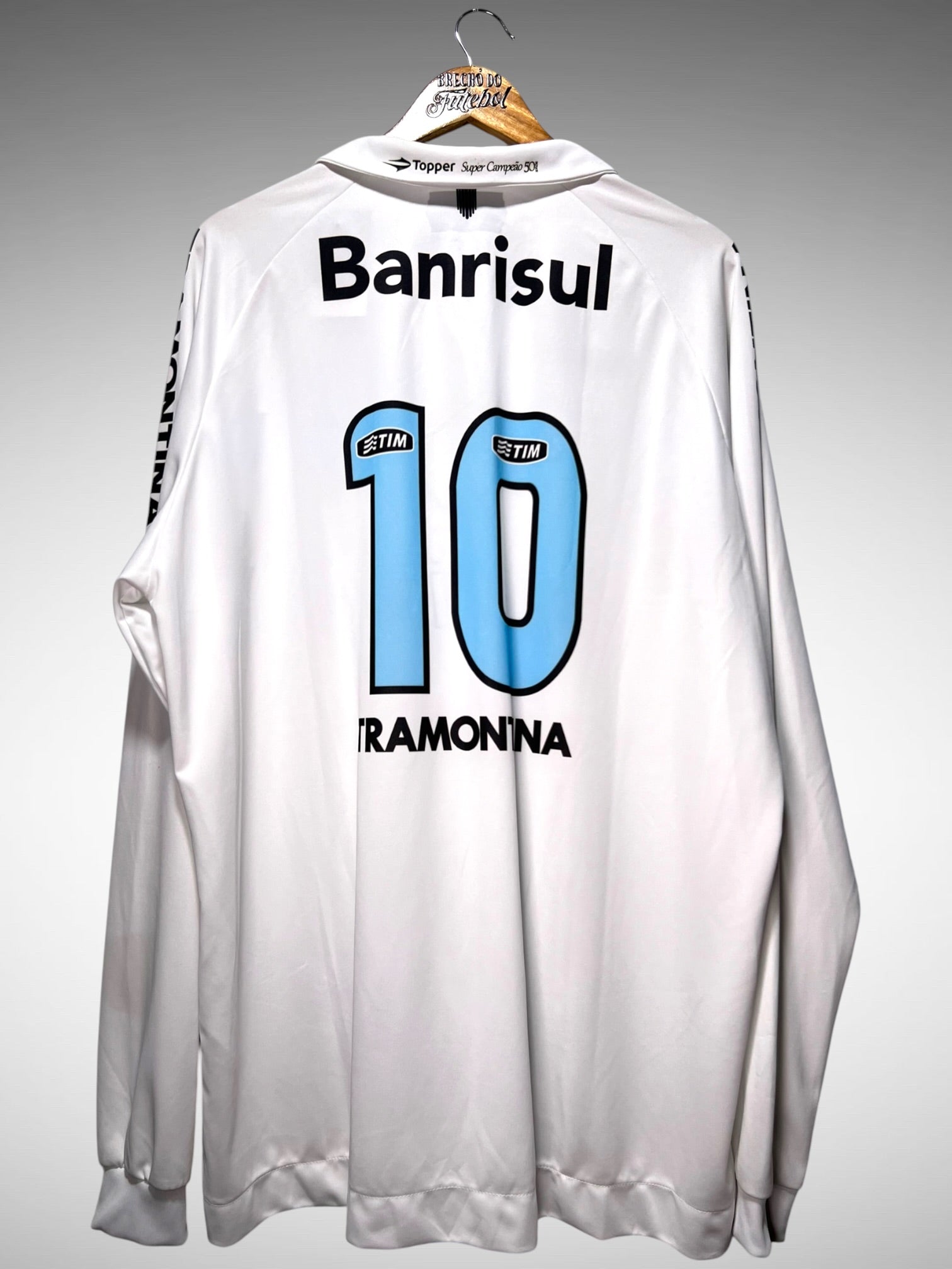 Grêmio 2012 Segunda Camisa Tam 5G N 10 Mangas Longas.