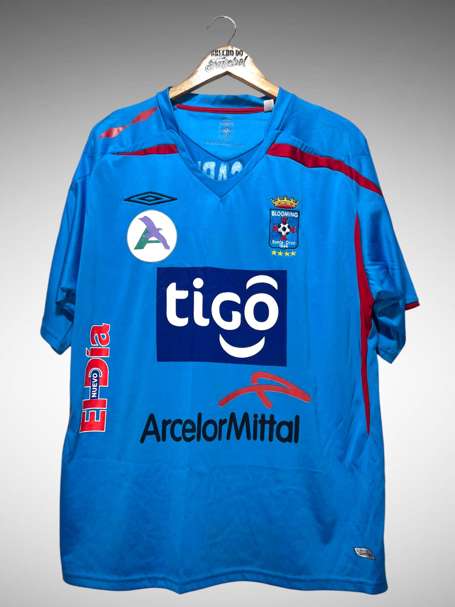 Club Blooming 2008 Primeira Camisa Tam GG N 11 Luiz Carlos.