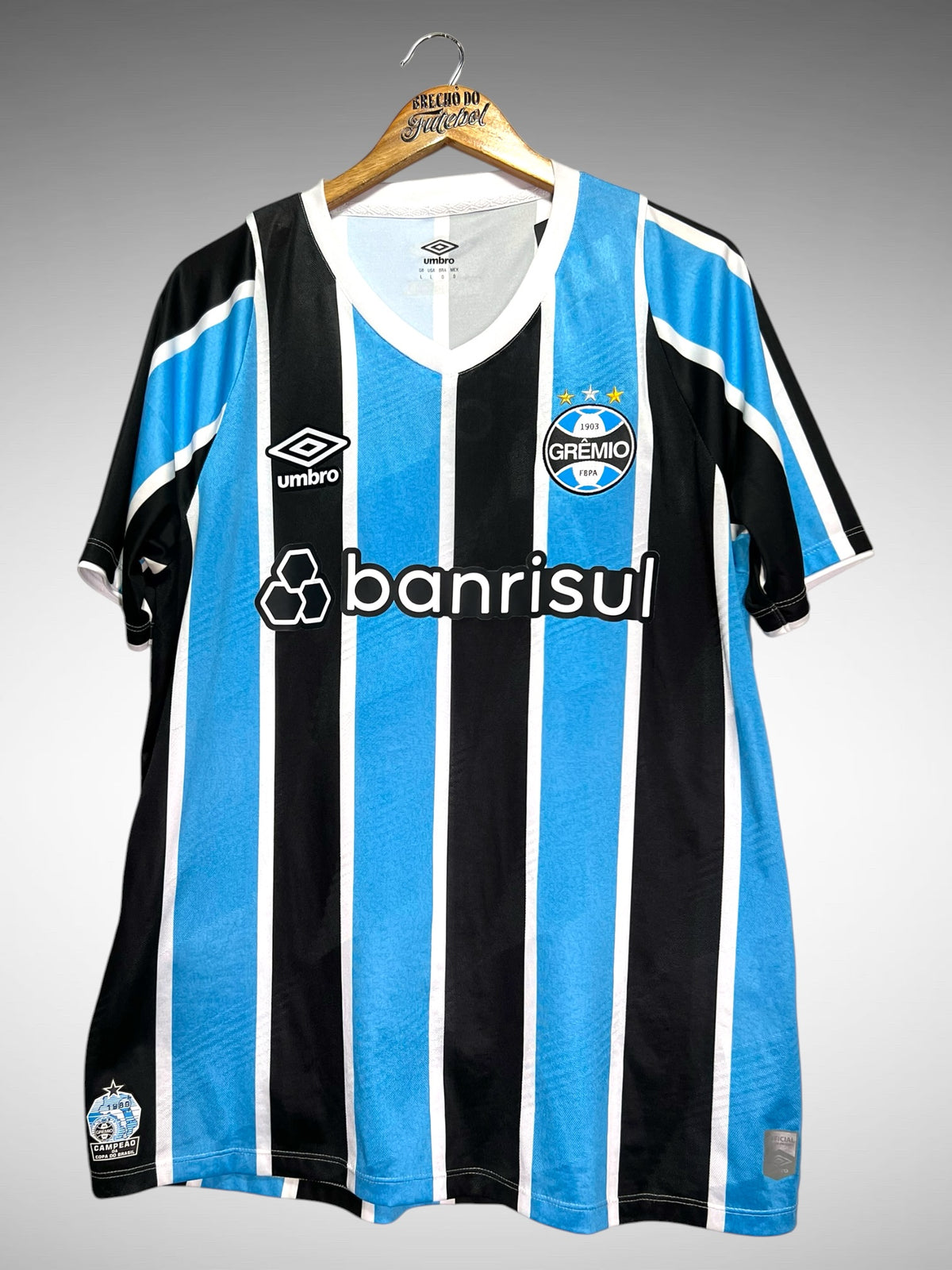 Grêmio 2024 Primeira Camisa Tam G N 3 Geromel.