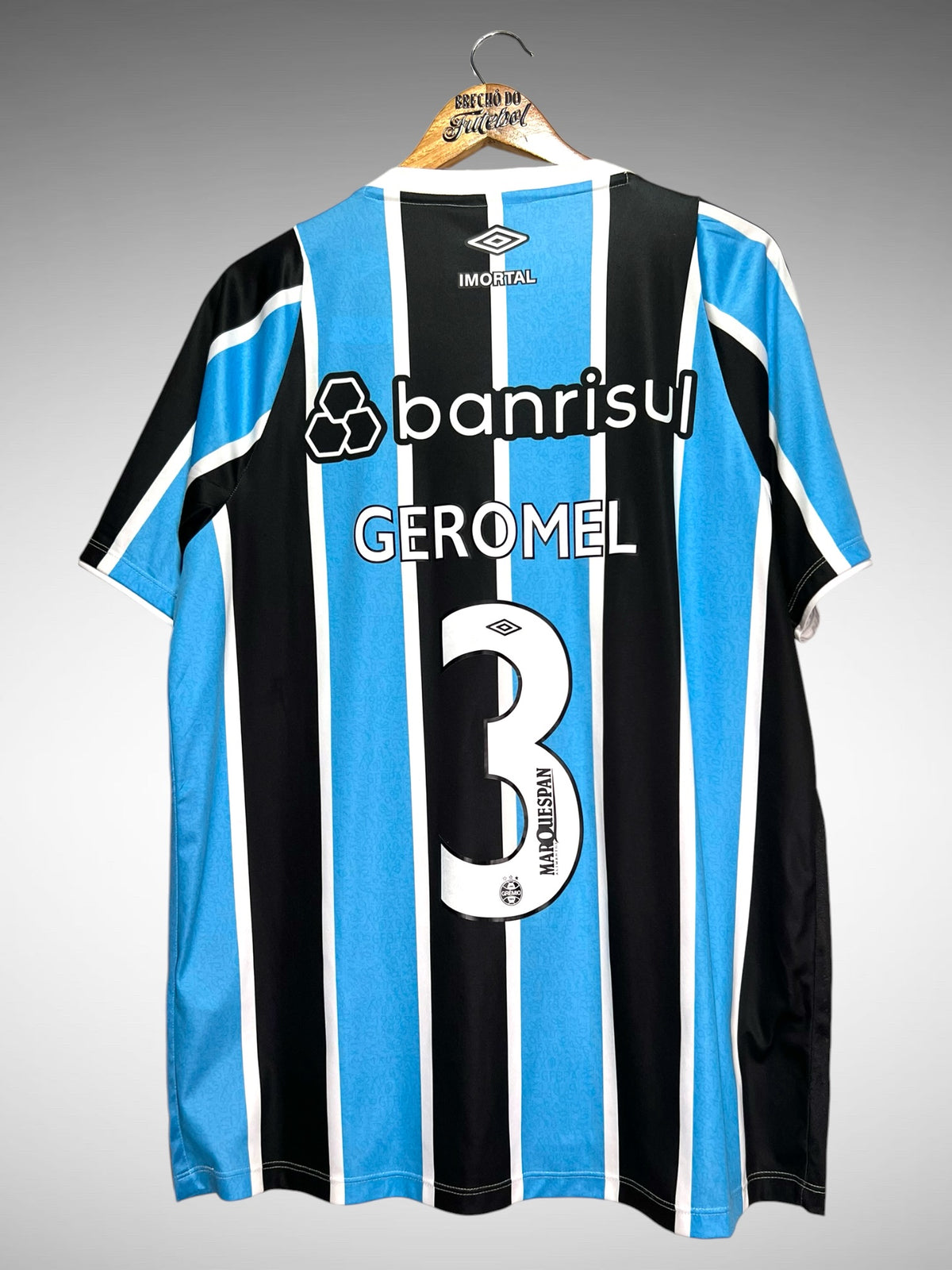 Grêmio 2024 Primeira Camisa Tam G N 3 Geromel.