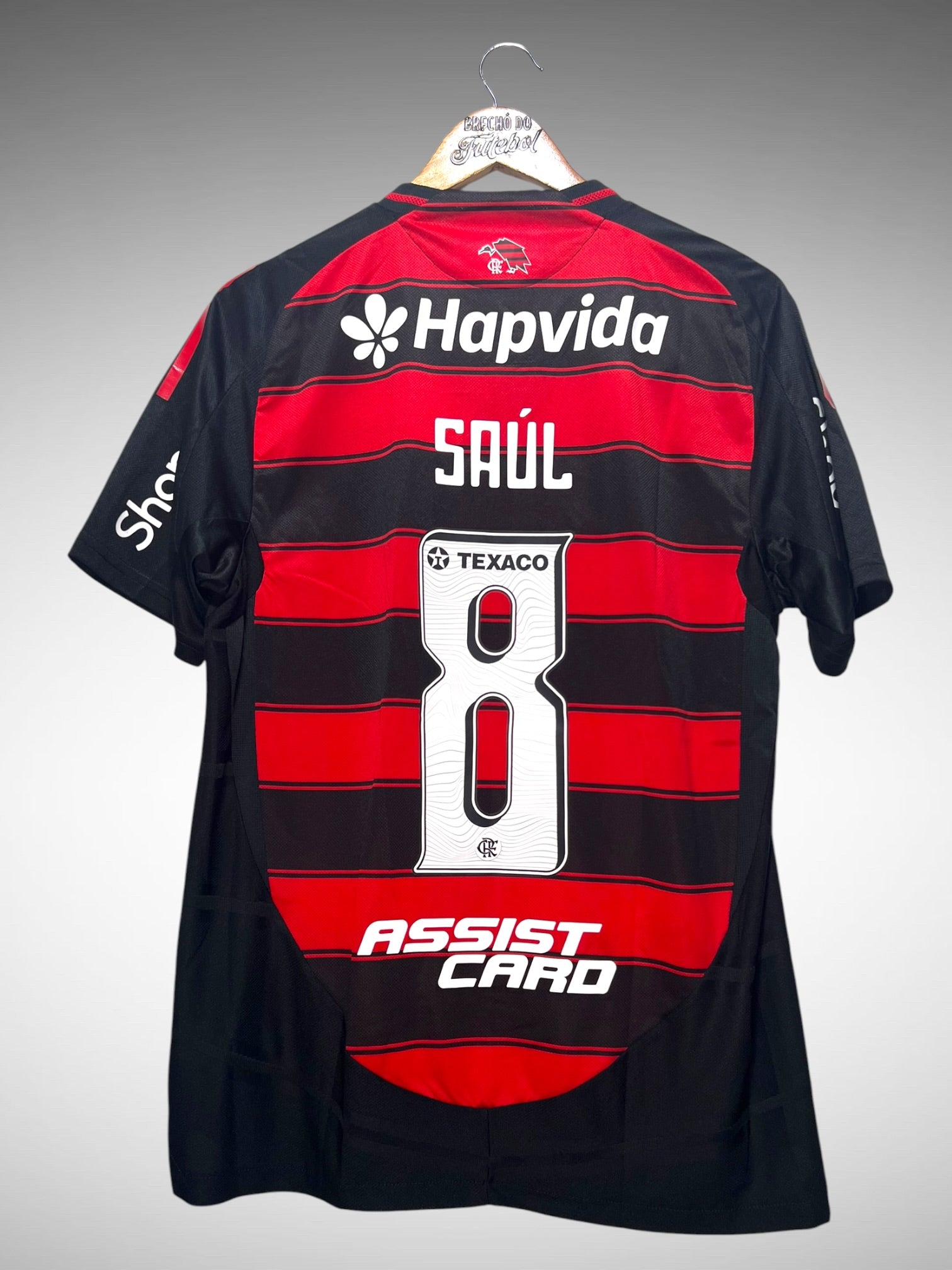 Flamengo 2025 Primeira Camisa Tam G N 8 Saúl.