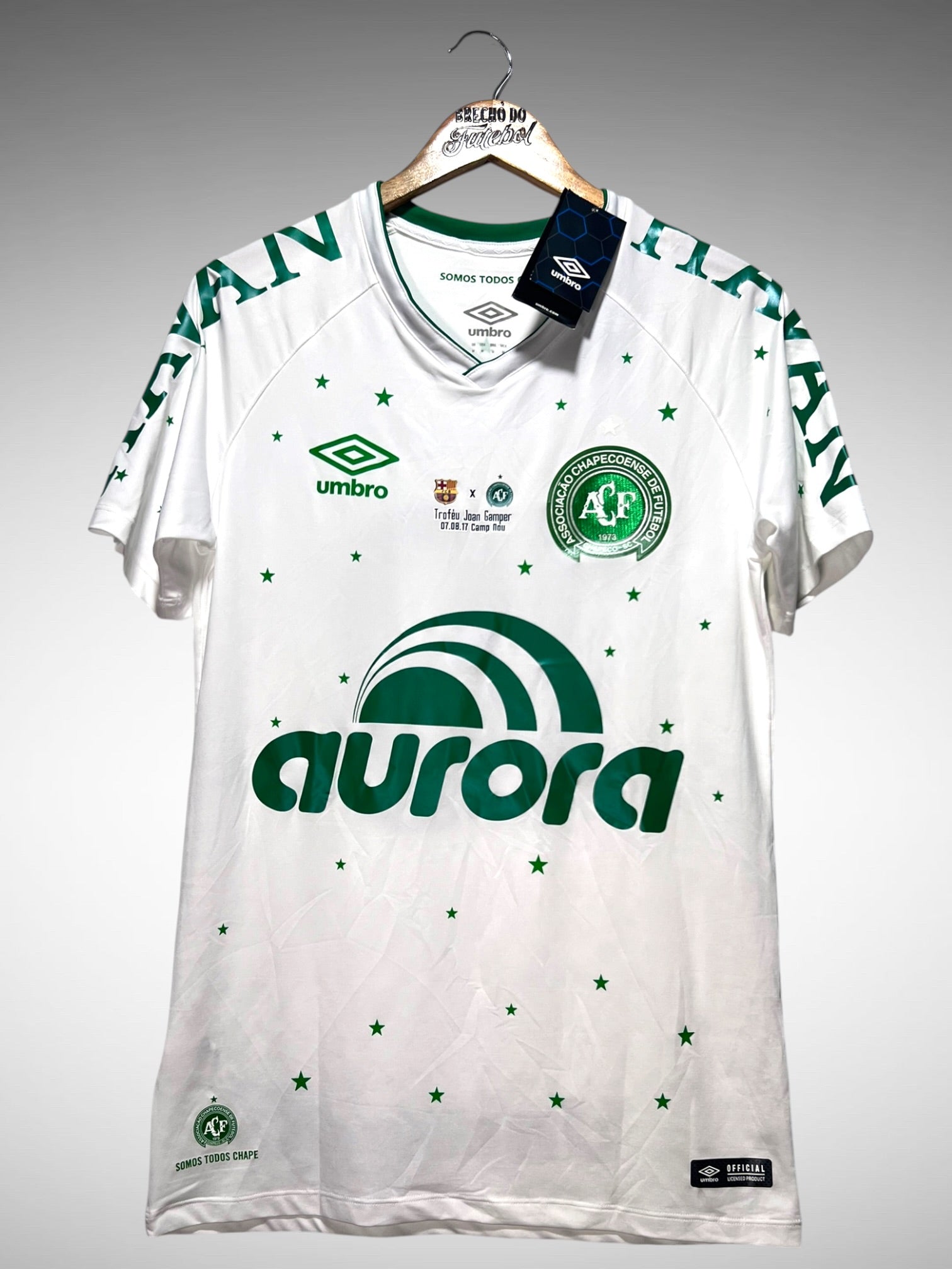 Chapecoense 2017 Camisa Trofeo Joan Gramper Tam M N 10.