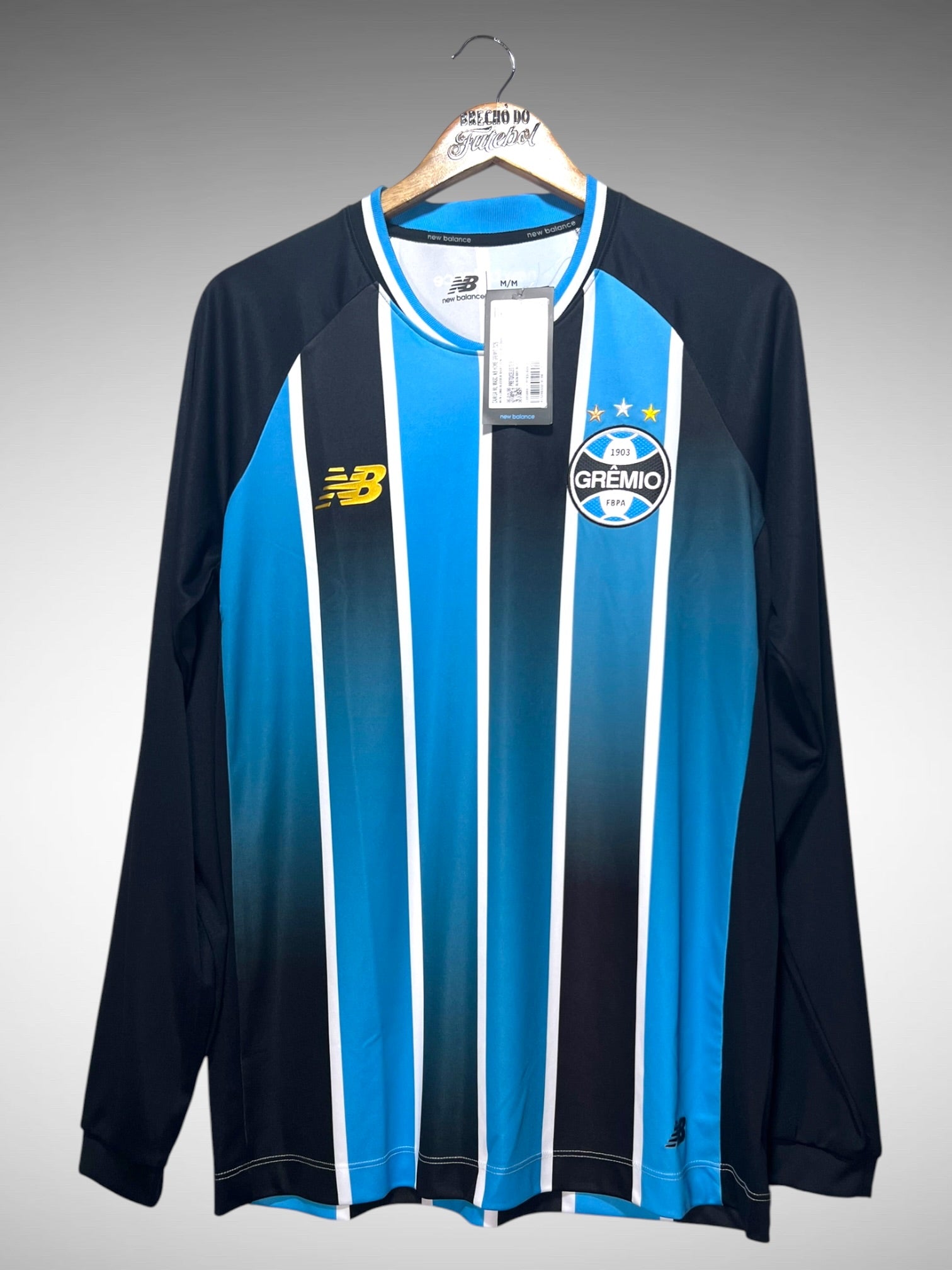 Grêmio 2026 Primeira Camisa Tam M Mangas Longas.