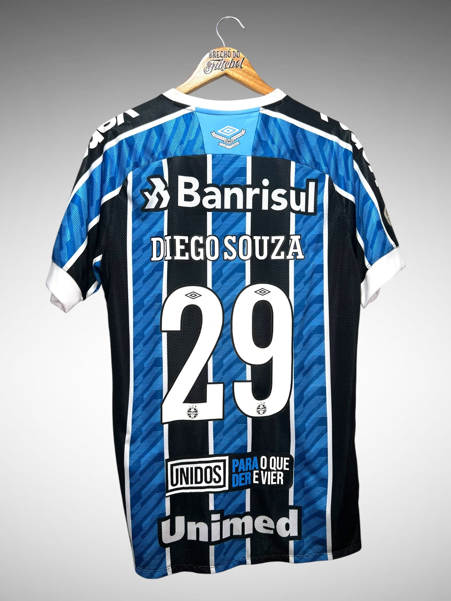 Grêmio 2020 Primeira Camisa Tam G N 29 Diego Souza.
